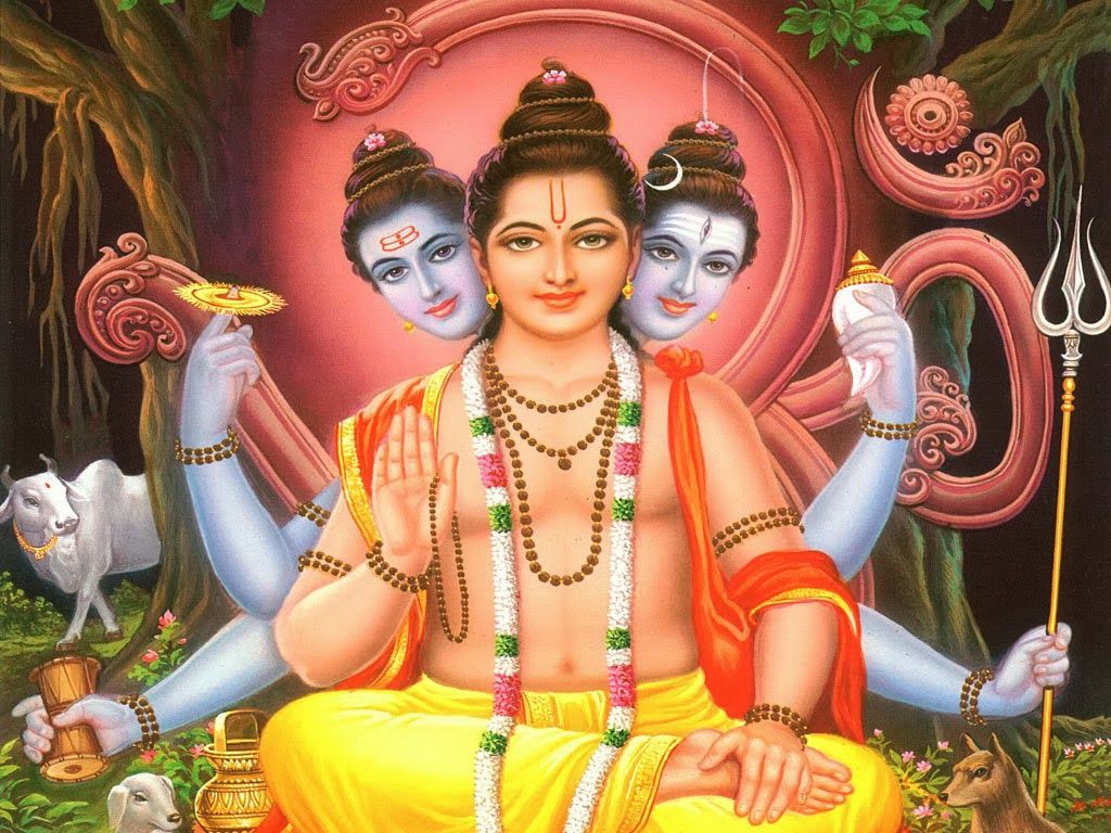 God Dattatreya Wallpapers & Photos - Guru Dattatreya , HD Wallpaper & Backgrounds