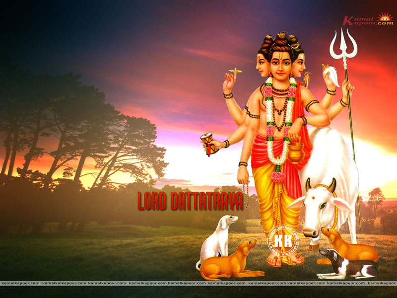 Dattatreya Wallpaper - Lord Dattatreya Wallpapers Hd , HD Wallpaper & Backgrounds