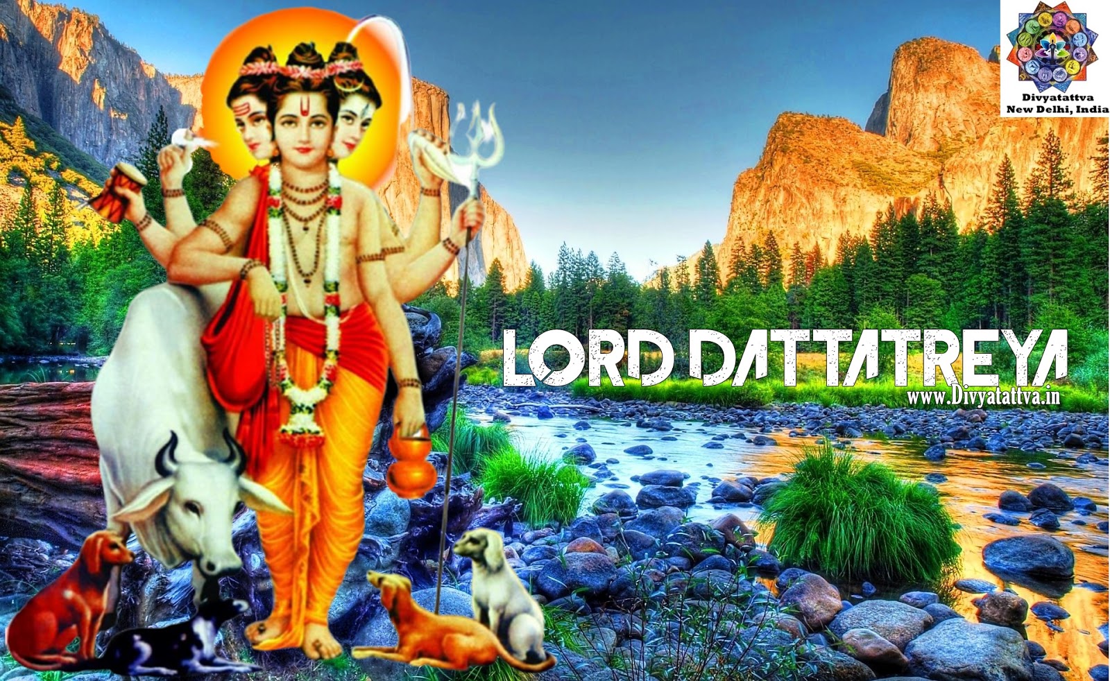 Hindu God Guru Dattatreya ,wallpaper, Images, Photos - Yosemite National Park, Yosemite Valley , HD Wallpaper & Backgrounds