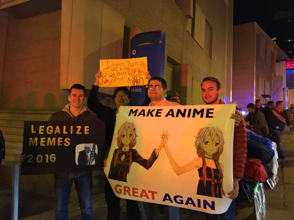 Donald Op Hotels Make Anime Legalize Memes 2 016 Great - Make America Great Again Anime Meme , HD Wallpaper & Backgrounds
