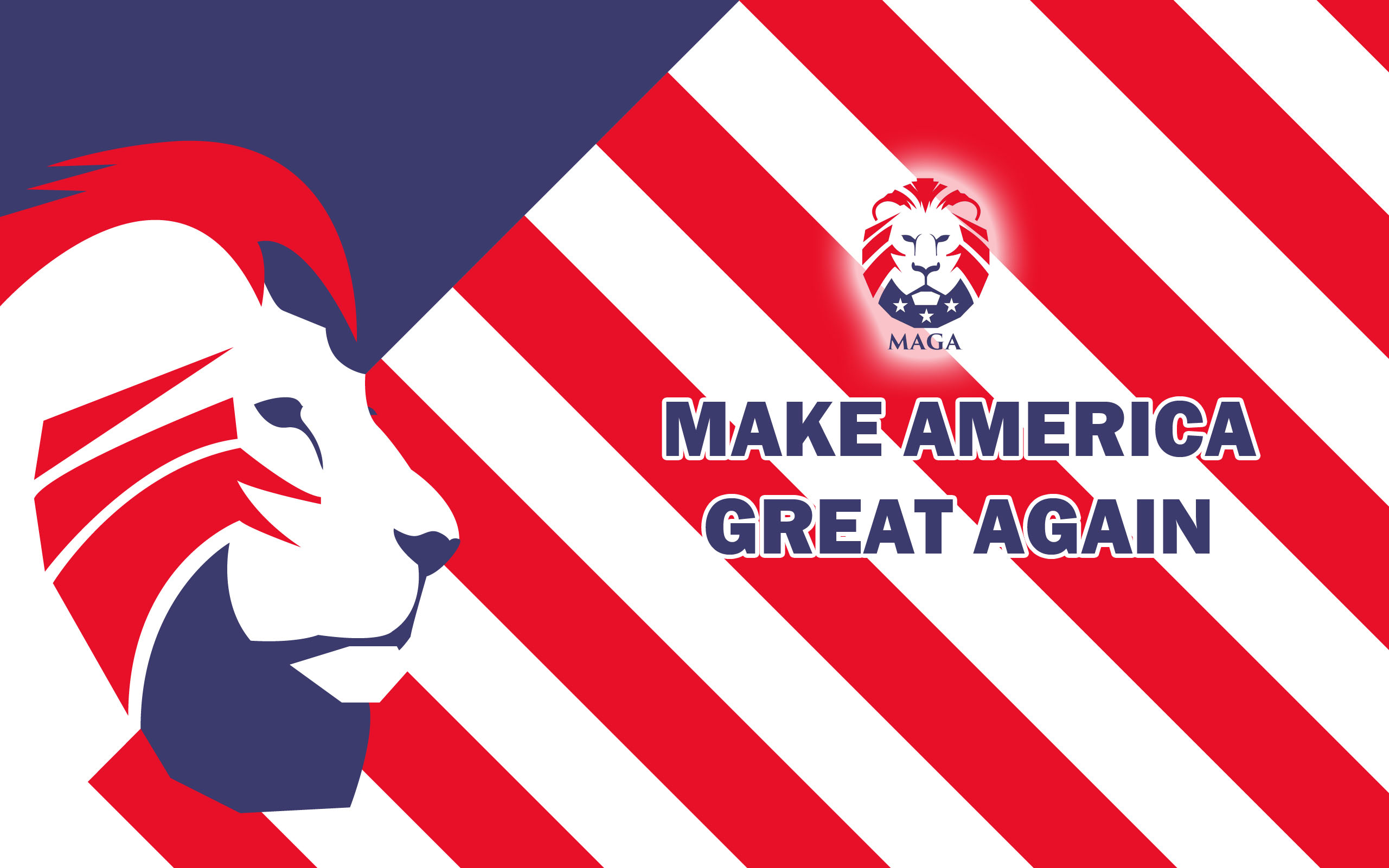 339kib, - Trump Lion Flag , HD Wallpaper & Backgrounds
