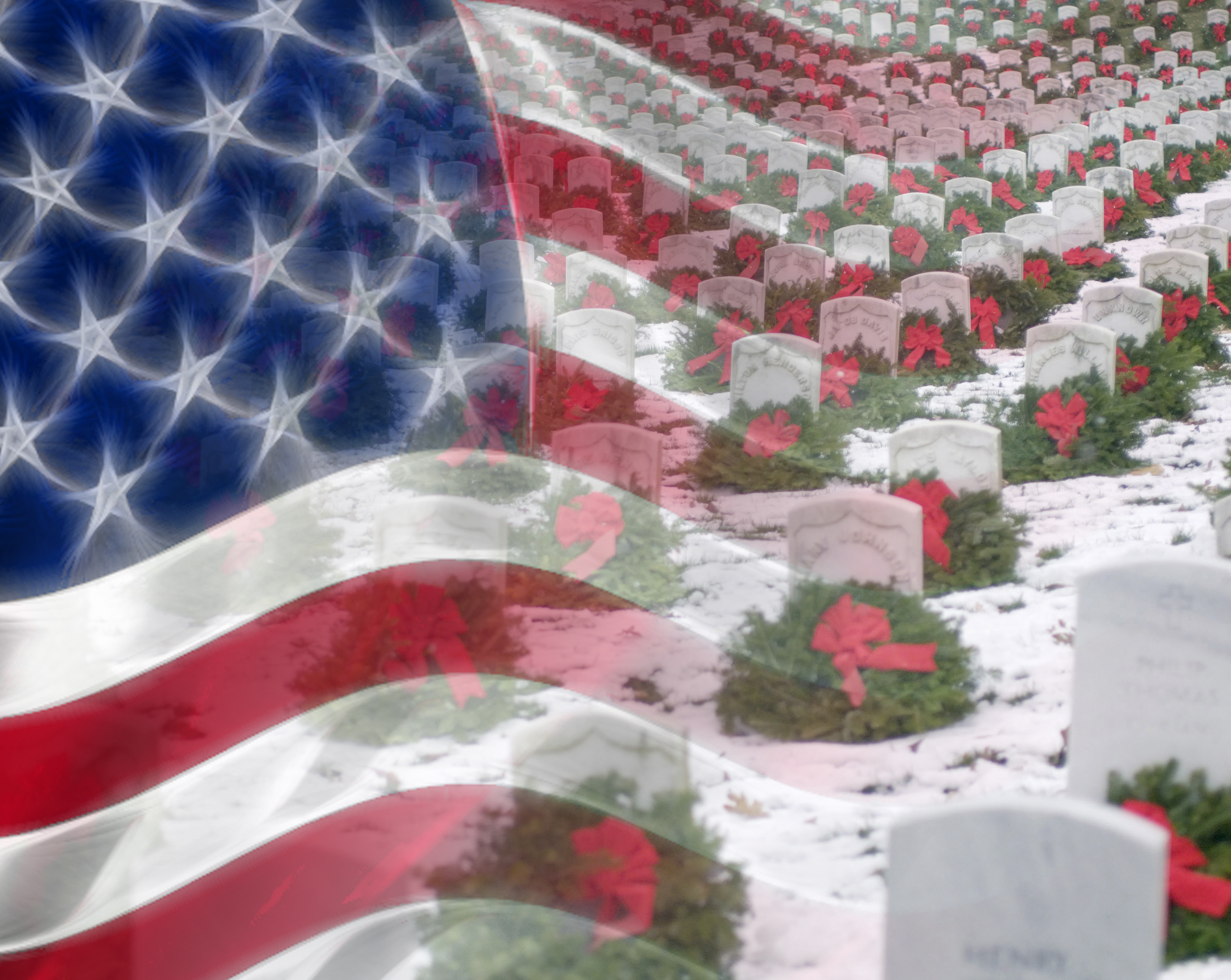 Christmas Wreaths At Arlington National Cemetery, Free - Christmas Wreaths At Arlington Cemetery , HD Wallpaper & Backgrounds