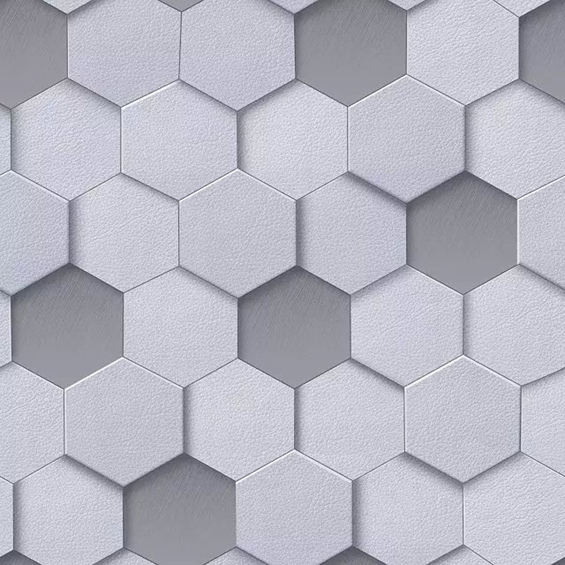 3d Modern Geometric Wall Paper Roll For Walls Vinyl - Hexagon Background , HD Wallpaper & Backgrounds