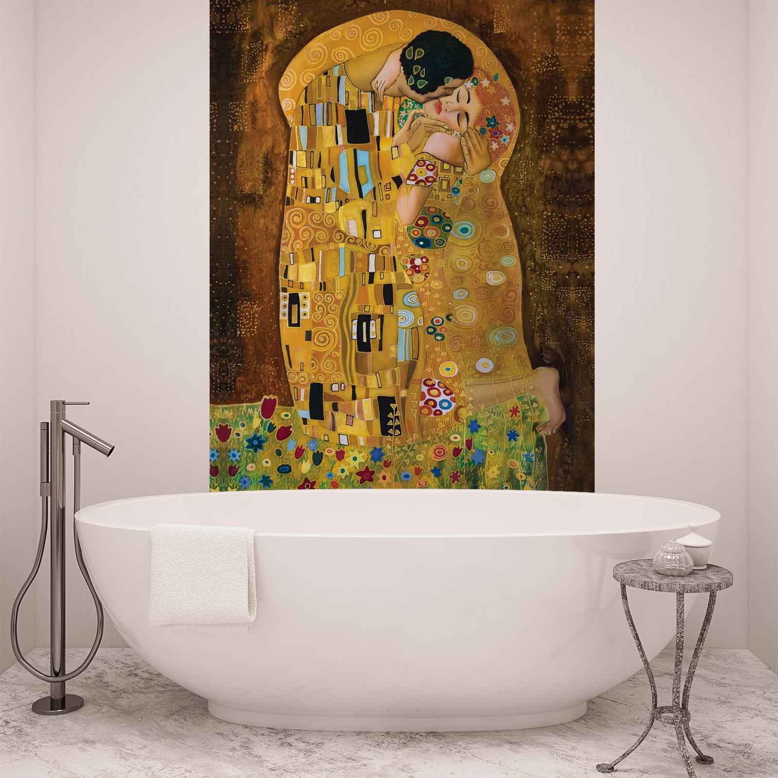 Image Is Loading Wall Mural Photo Wallpaper Xxl Gustav - Quadro Il Bacio Di Klimt , HD Wallpaper & Backgrounds