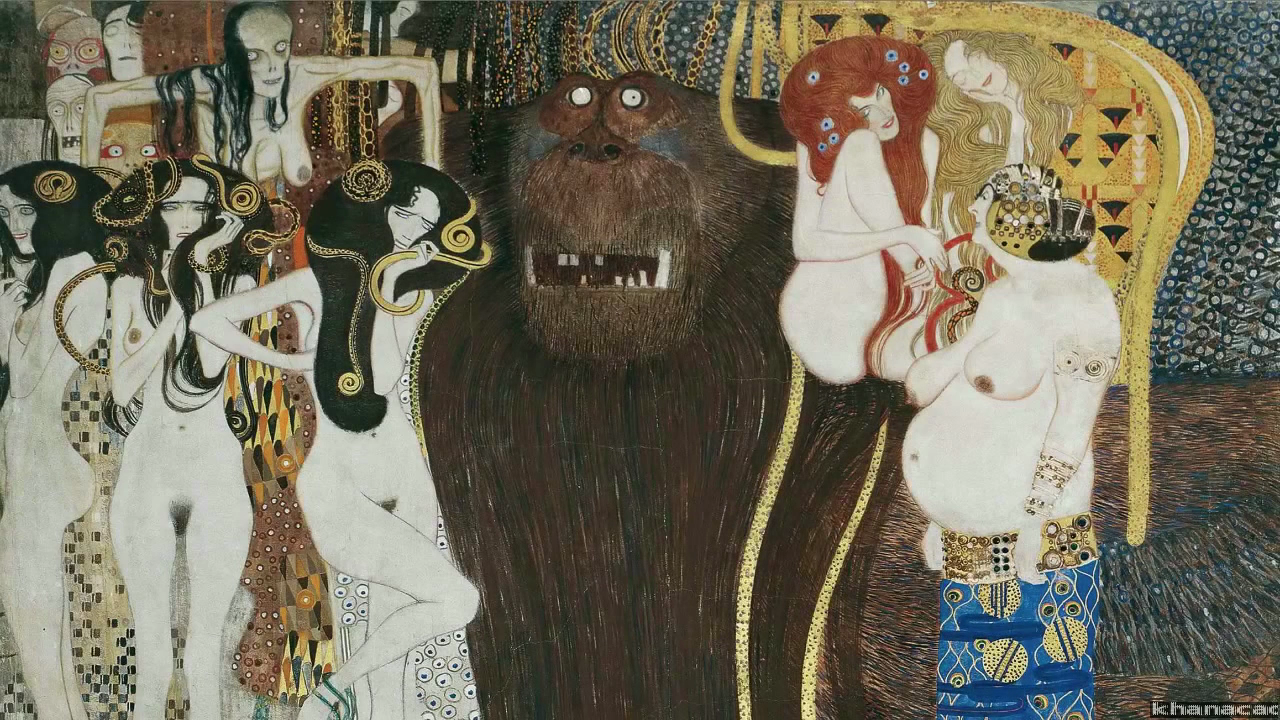 Gustav Klimt Philosophy Medicine And Jurisprudence , HD Wallpaper & Backgrounds