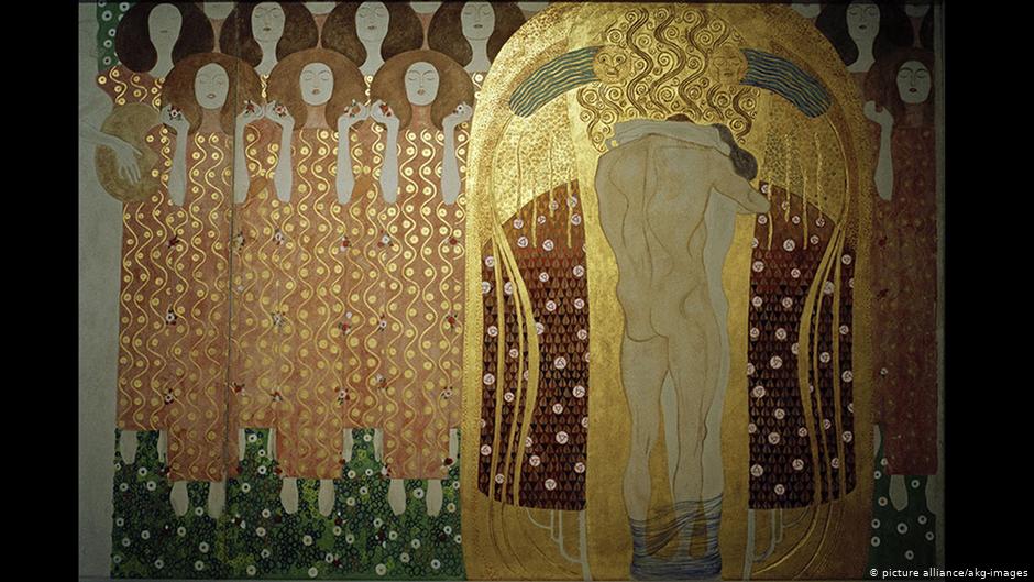 The Turbulent History Of Klimt′s Nazi-seized Works - Gustav Klimt Beethoven Frieze , HD Wallpaper & Backgrounds