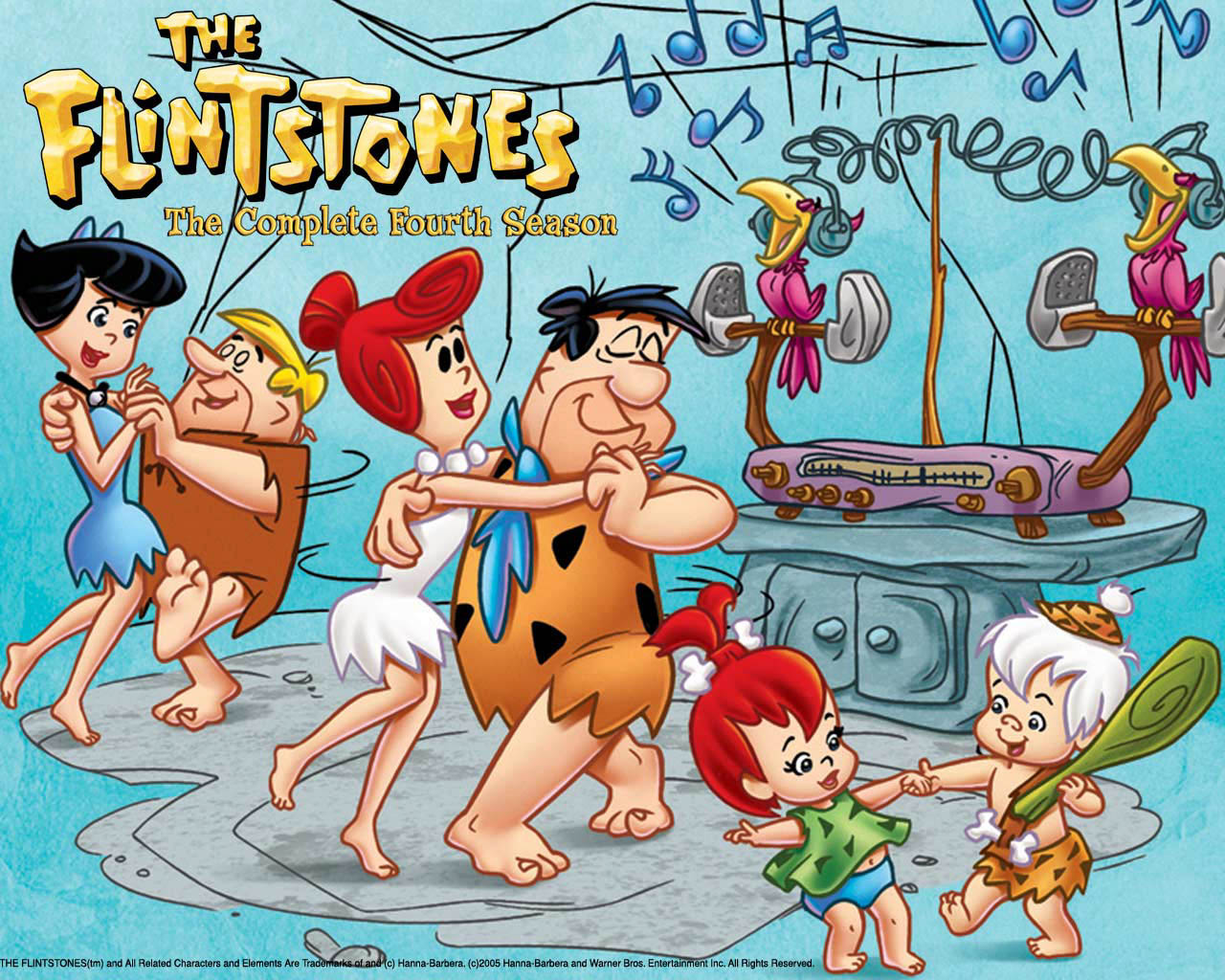 The Flintstones - Flintstones Season 4 Dvd , HD Wallpaper & Backgrounds
