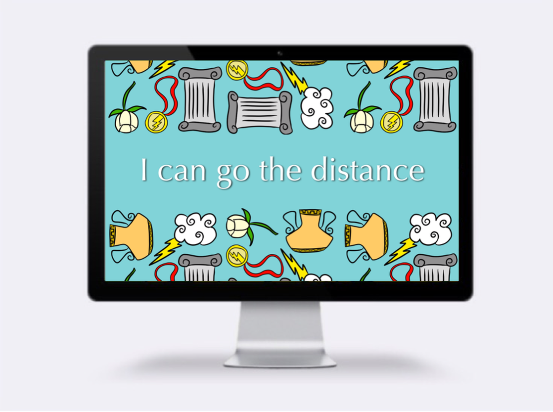 I Can Go The Distance Desktop Wallpaper - Led-backlit Lcd Display , HD Wallpaper & Backgrounds