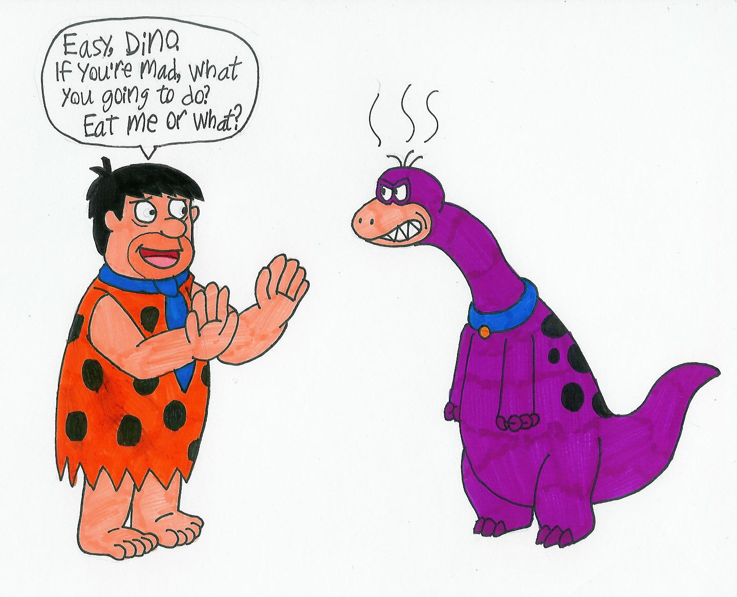 Dino Flintstones - Flintstone Dino , HD Wallpaper & Backgrounds