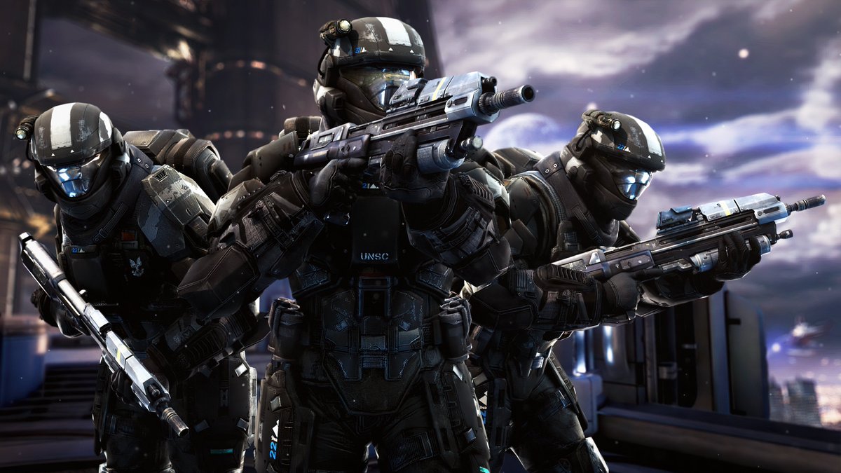 Raptor-271 On Twitter - Badass Halo Odst , HD Wallpaper & Backgrounds