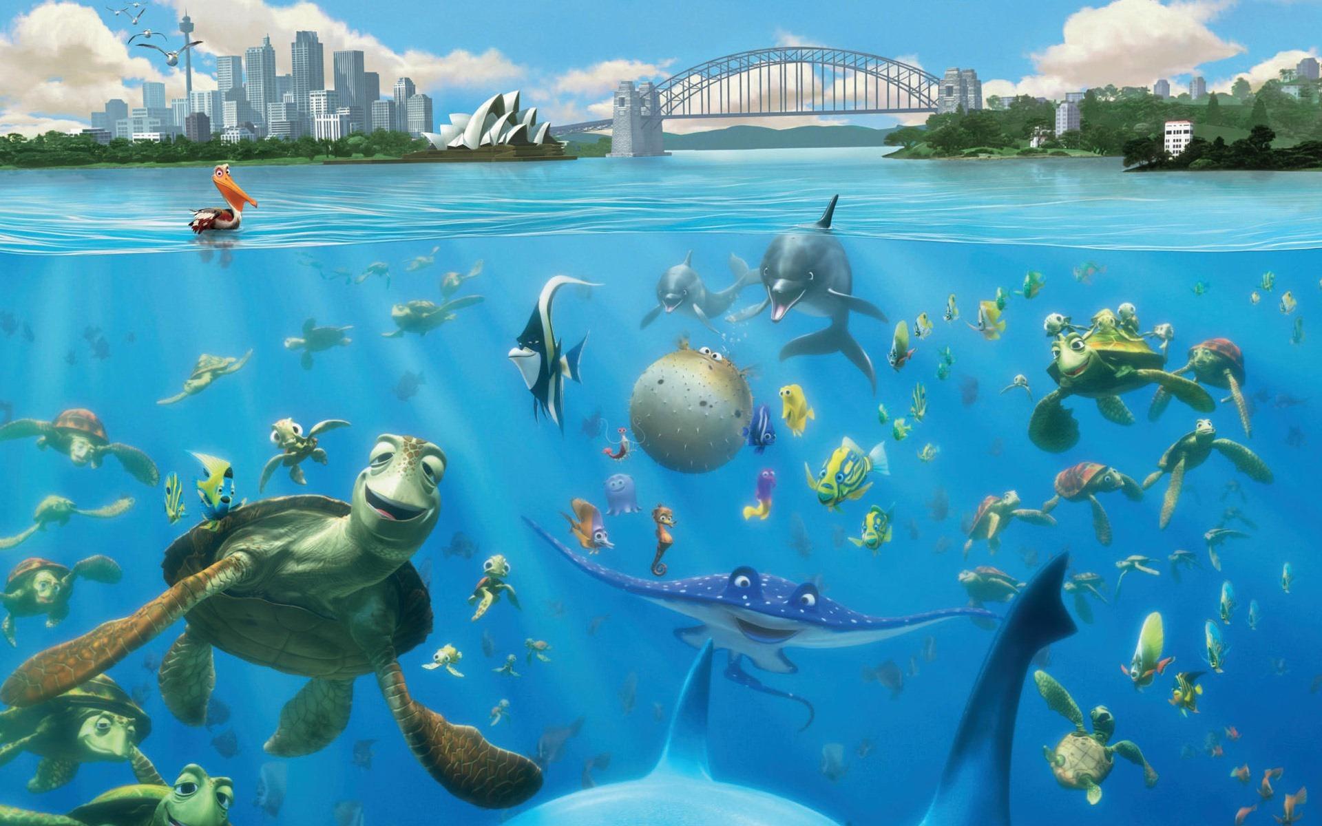 Finding Nemo Hd Wallpaper - Finding Nemo A Disney Movie , HD Wallpaper & Backgrounds