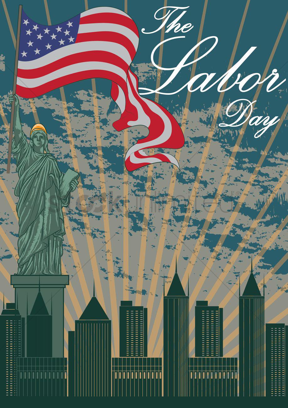 Happy Labor Day Flag , HD Wallpaper & Backgrounds