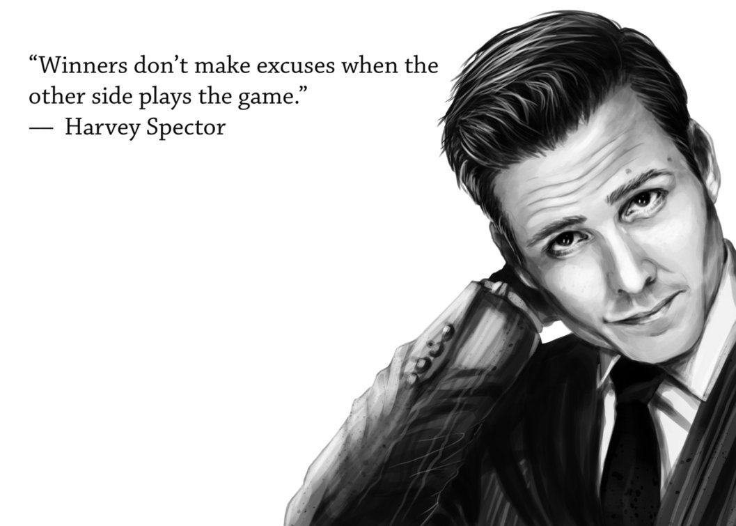 Go Awesome Winners Don't - Harvey Specter Quotes , HD Wallpaper & Backgrounds