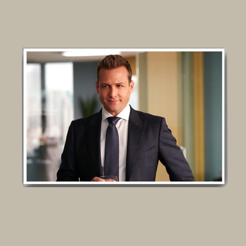 Suits Tv Series Harvey Spector Wall Hang Fine Art Print - Harvey Specter Season 4 , HD Wallpaper & Backgrounds