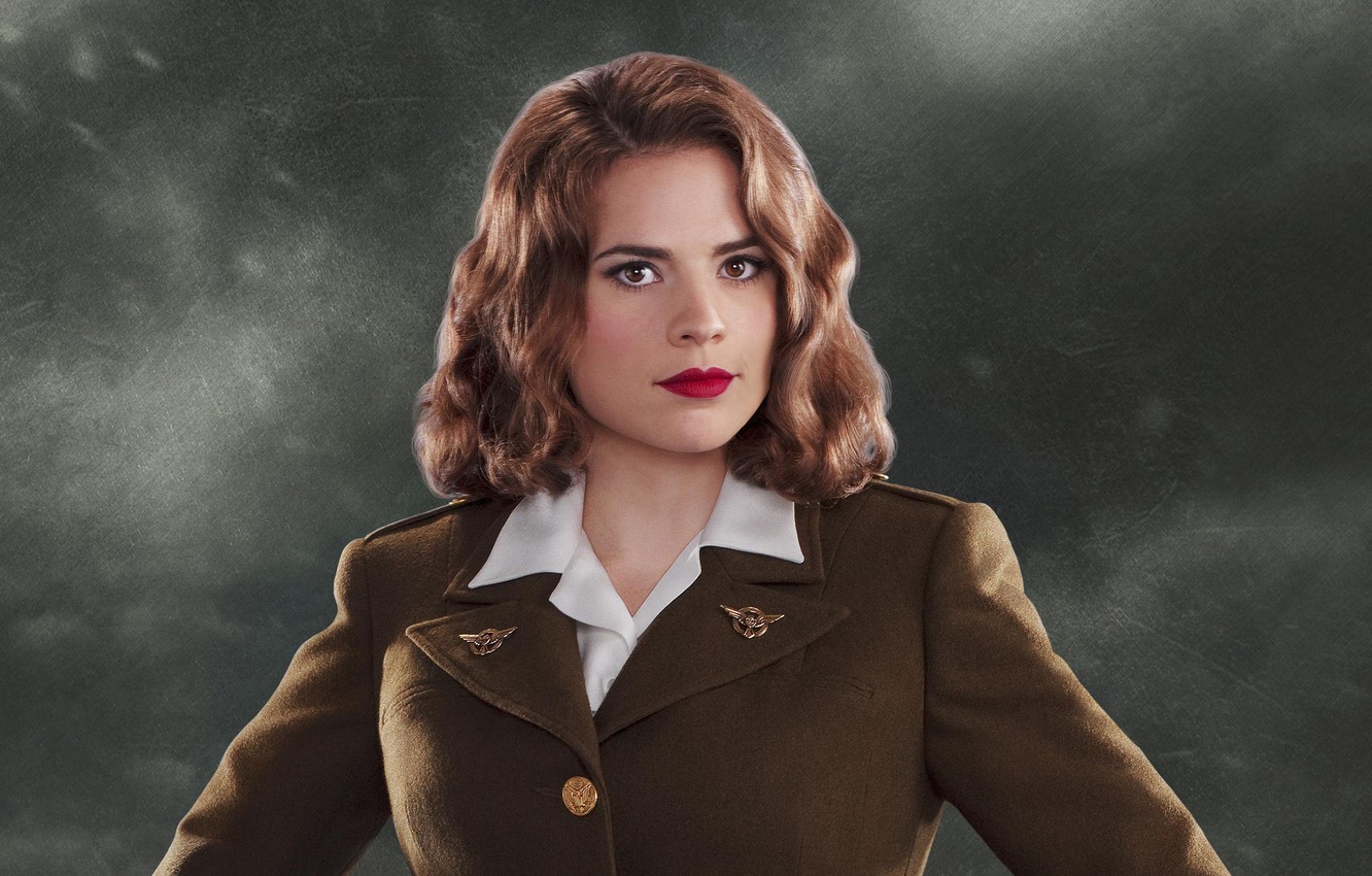 Photo Wallpaper The First Avenger, Hayley Atwell, Hayley - Hayley Atwell , HD Wallpaper & Backgrounds