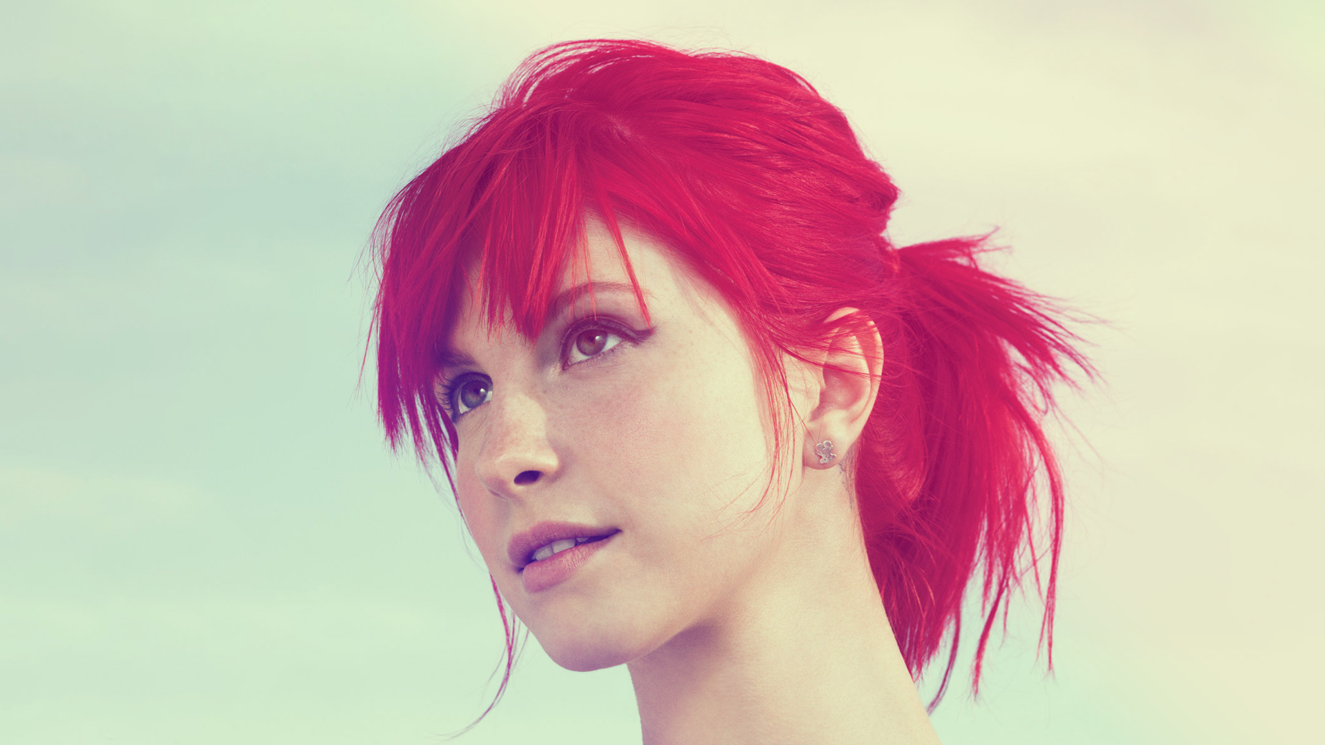 Freckles Women Dyed Hair Redhead Hayley Williams Hayley