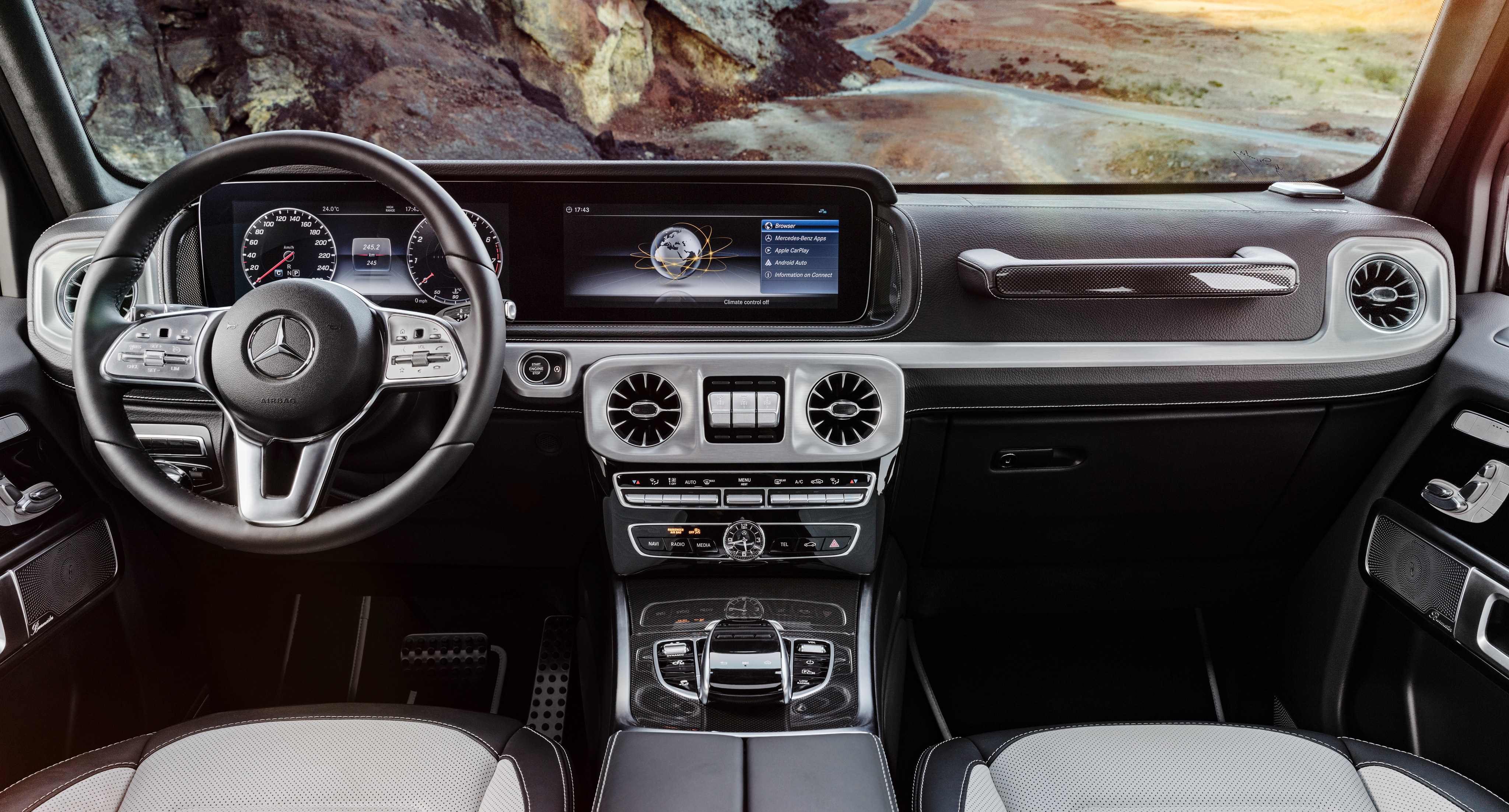 2019 Mercedes G Class Interior - 2018 G Class Interior , HD Wallpaper & Backgrounds
