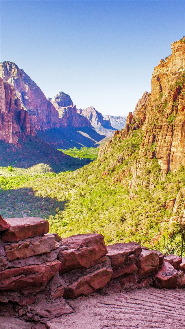 Zion National Park Utah Usa Iphone 8 Wallpaper - Zion National Park , HD Wallpaper & Backgrounds