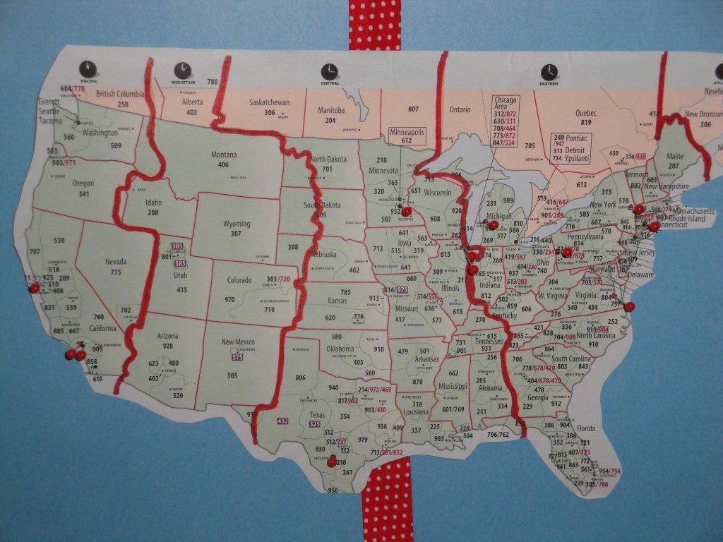 Usa Time Zone Map Wallpaper Us Map With State Abbreviations