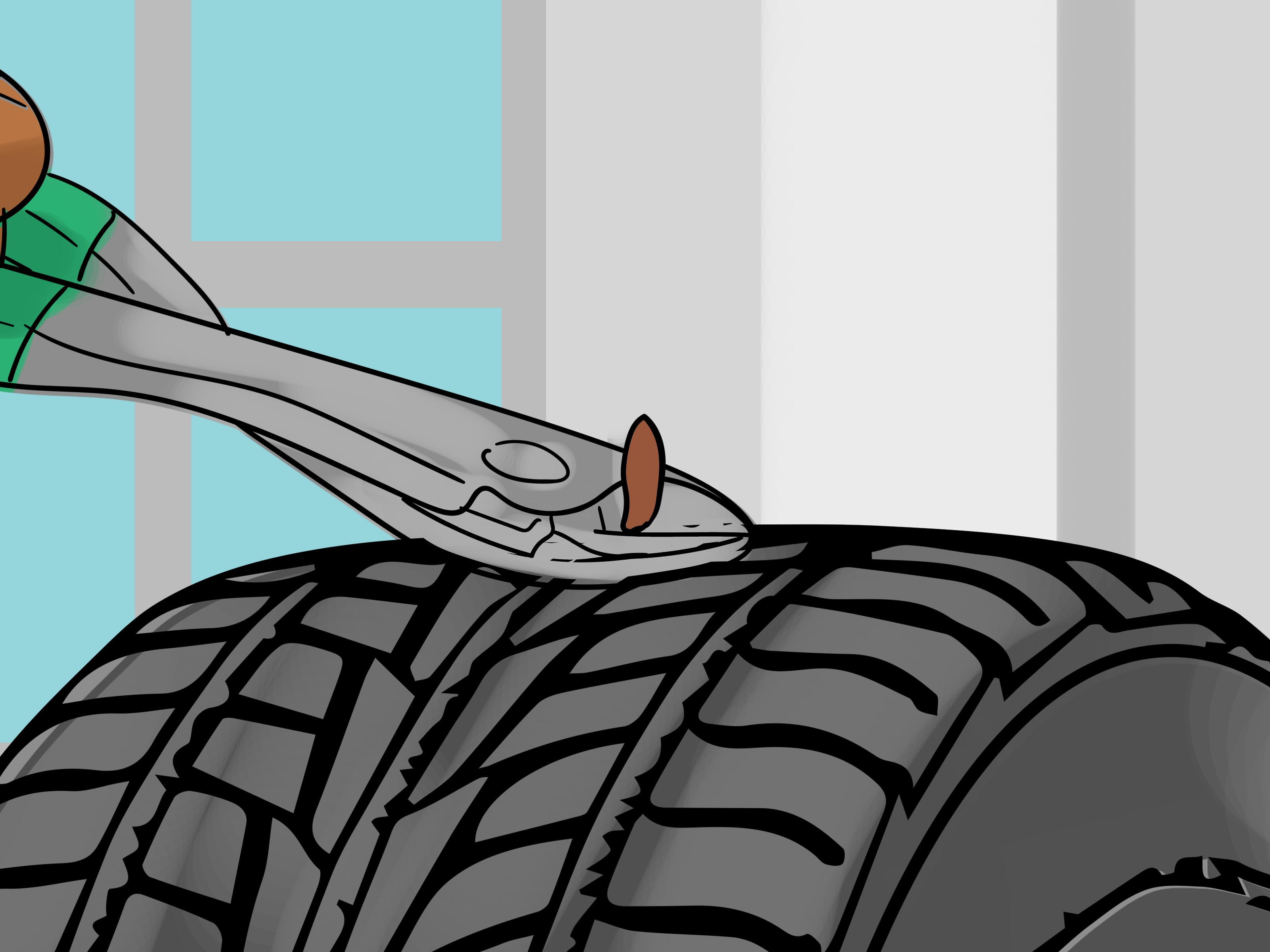 Tire Repair Cartoon , HD Wallpaper & Backgrounds