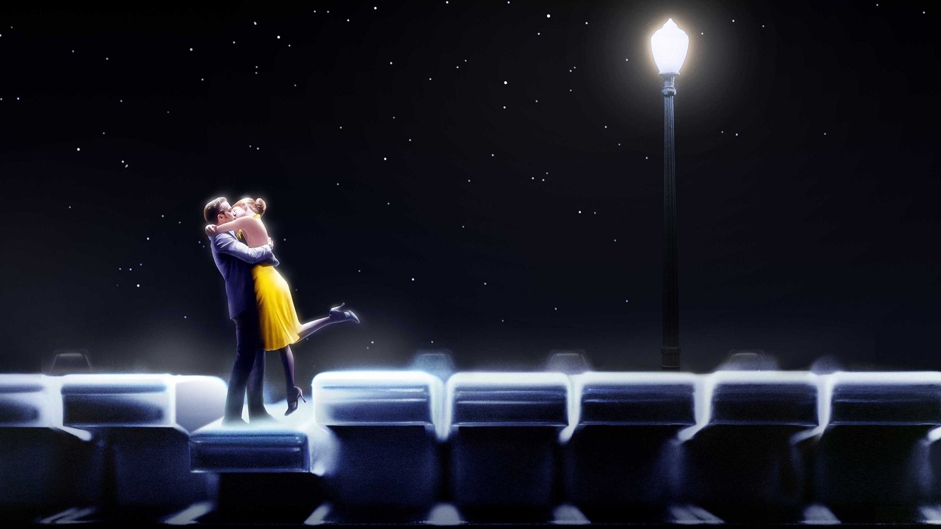 Films, The Musical, La La Land, Pair, , The Sky, Ryan - La La Land Wallpaper Piano , HD Wallpaper & Backgrounds