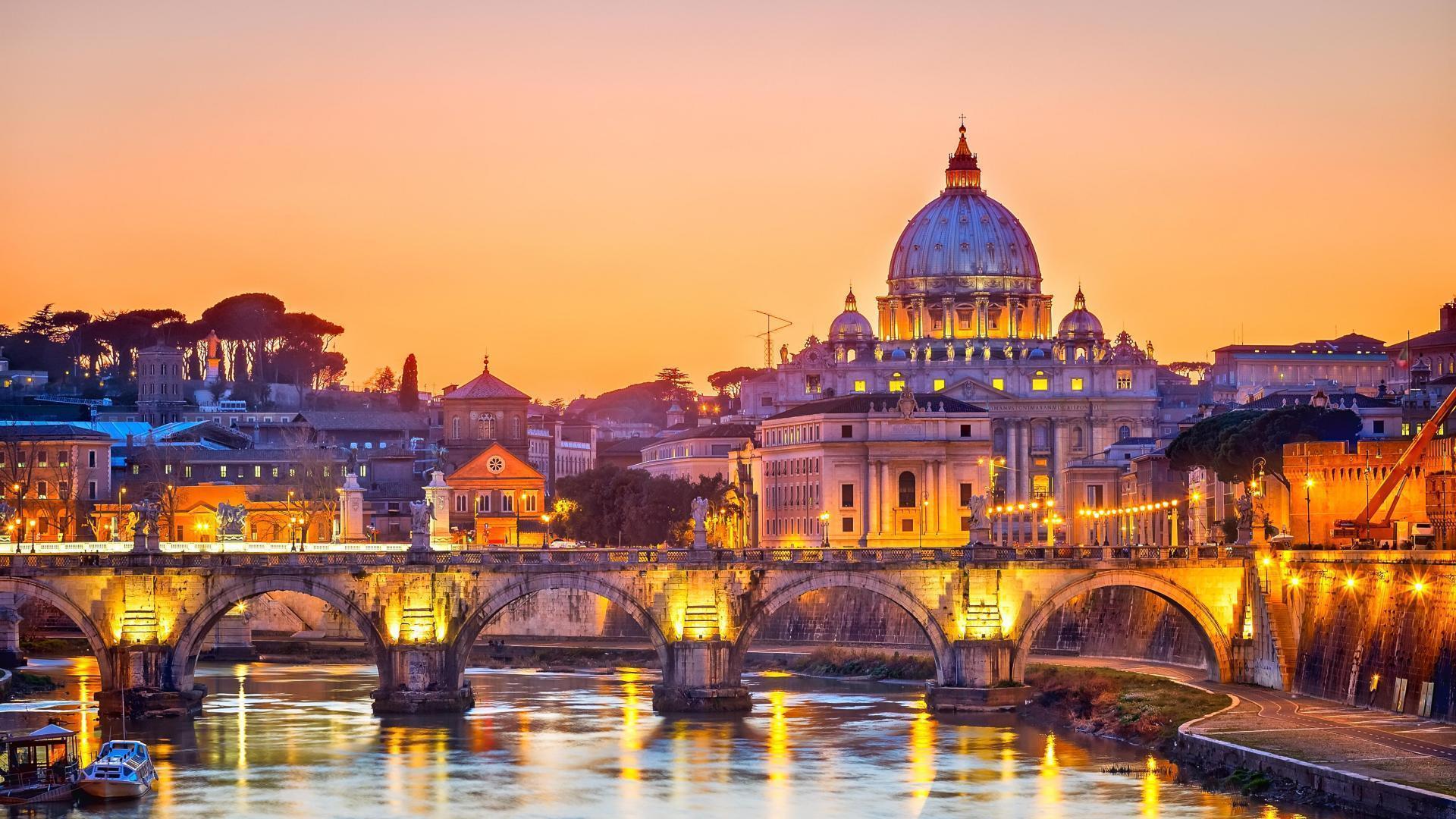 Italy's Capital Rome Hd Wallpapers And Background Images - Saint Peter's Square , HD Wallpaper & Backgrounds