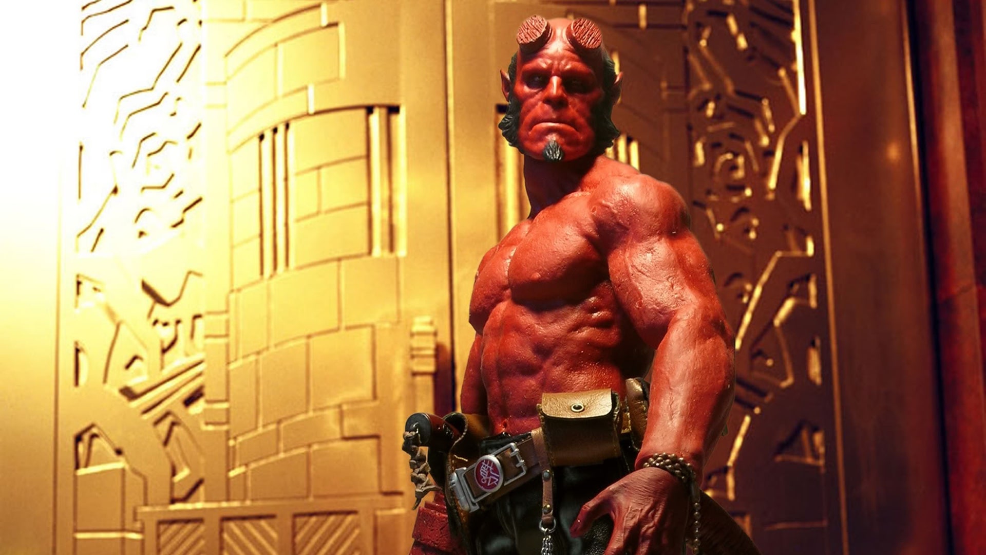 Hellboy 3 Hq Wallpapers - Ron Perlman Hellboy Muscles , HD Wallpaper & Backgrounds