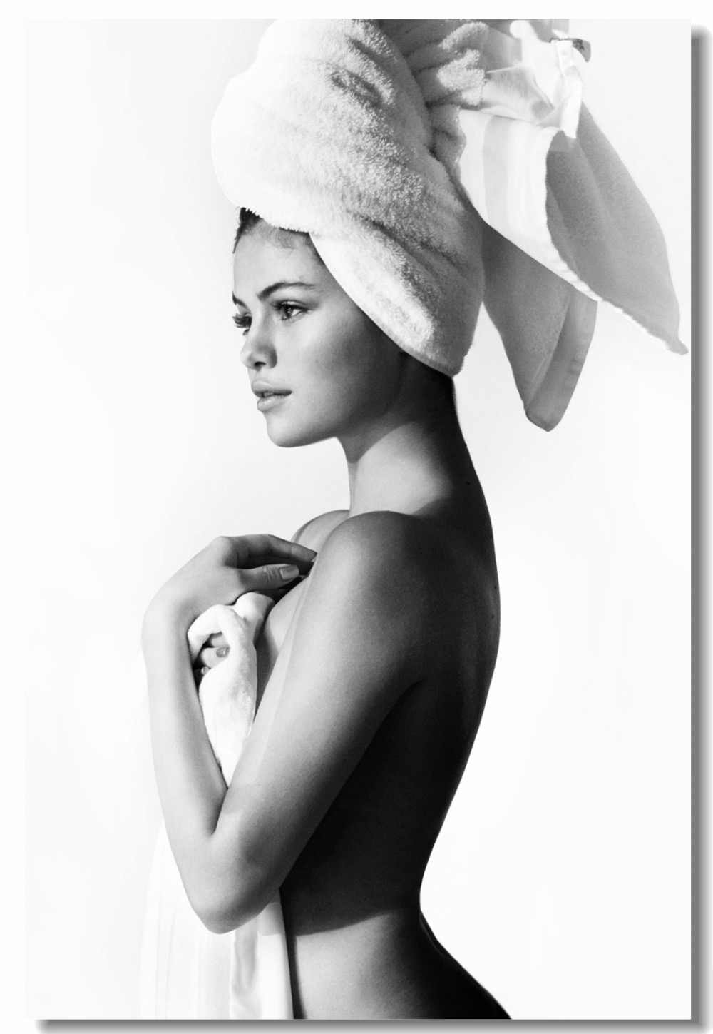 Custom Canvas Wall Decal Sexy Girl Poster Selena Gomez - Mario Testino Towel Selena Gomez , HD Wallpaper & Backgrounds