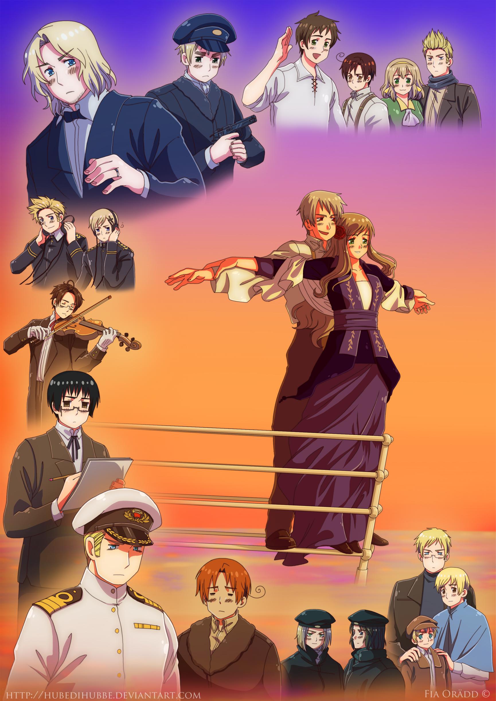 Orange - Hetalia Titanic , HD Wallpaper & Backgrounds
