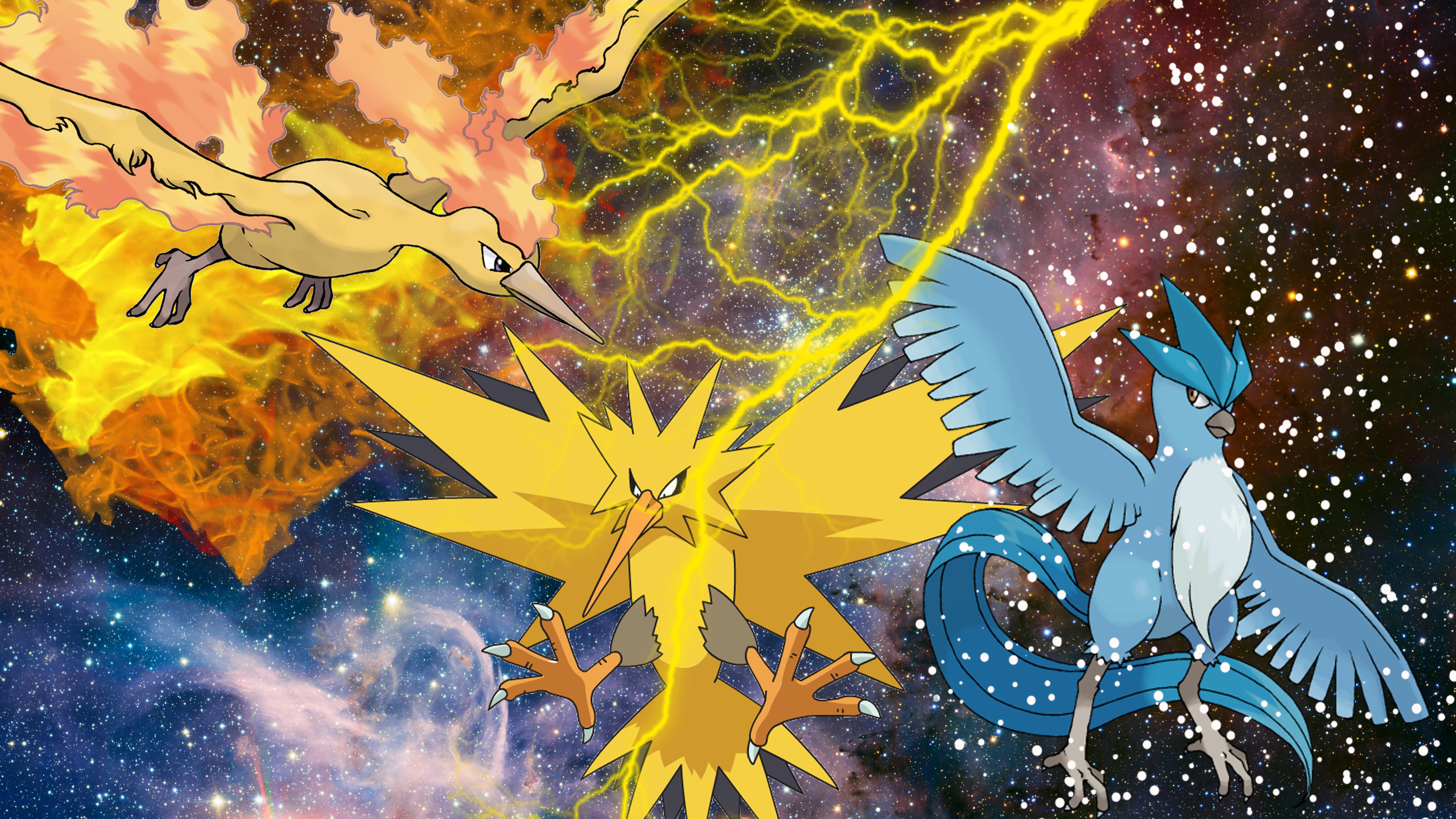 Pokemon Wallpaper - All Bird Legendary Pokemon , HD Wallpaper & Backgrounds