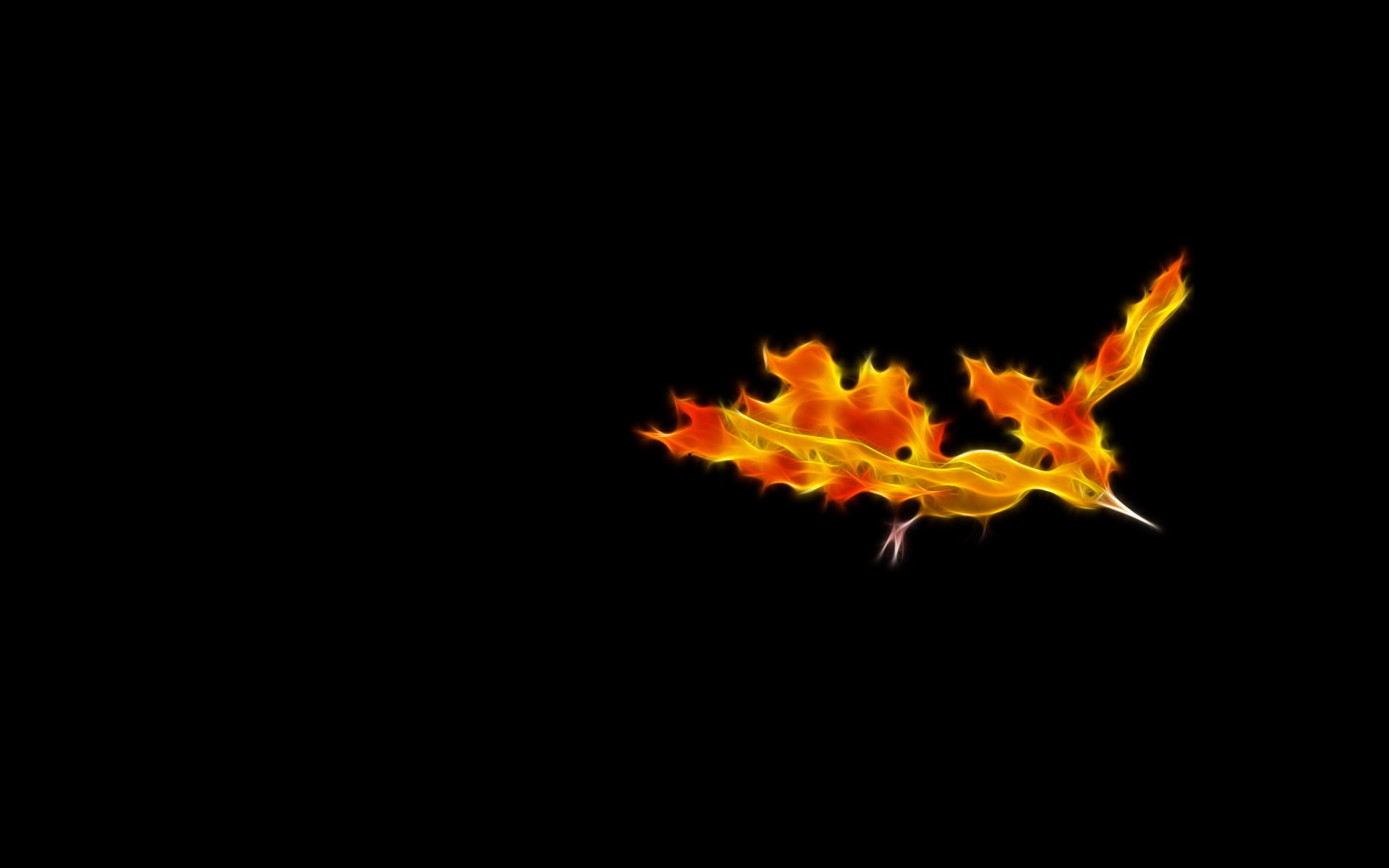 Pokemon Moltres Illustration, Pokémon, Fractalius, - Team Instinct Legendary Pokemon , HD Wallpaper & Backgrounds