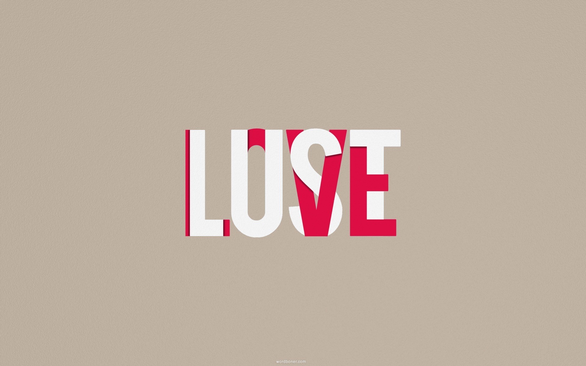 Love, Minimalistic, Texts, Lust, Typography Wallpaper - Love And Lust , HD Wallpaper & Backgrounds