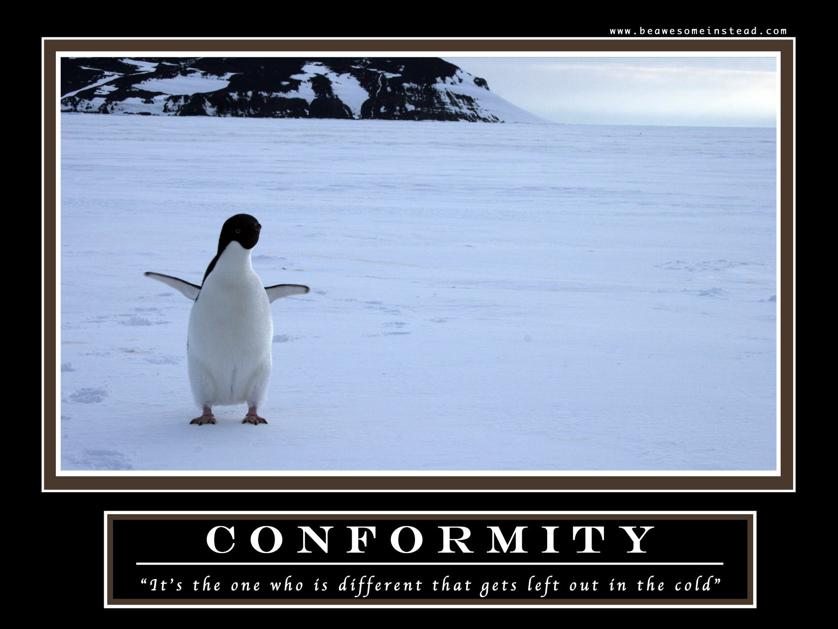 Conformity - 1680 - - Barney Stinson Inspirational Posters , HD Wallpaper & Backgrounds