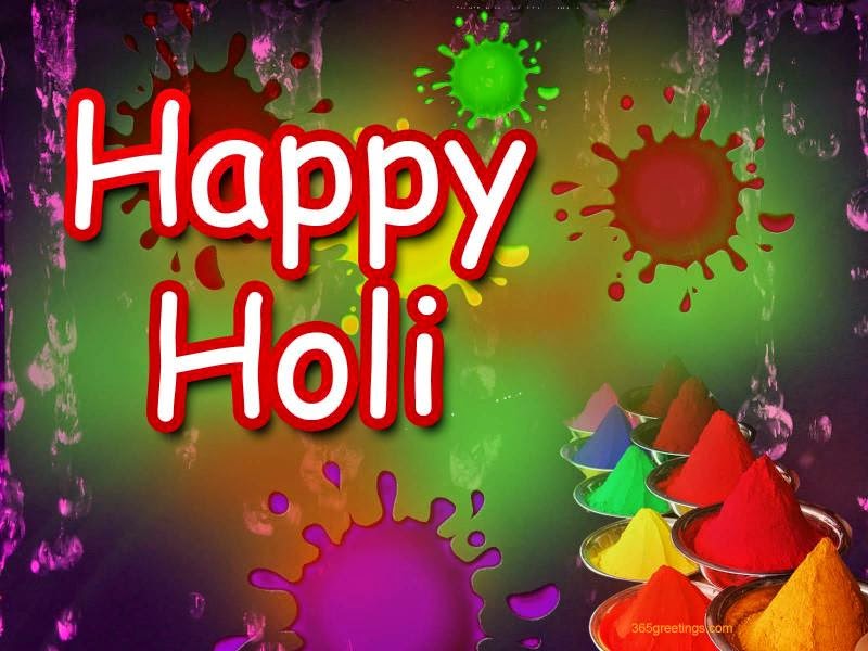Happy Holi 2017 Greetings Picture - Happy Holi Wishes , HD Wallpaper & Backgrounds