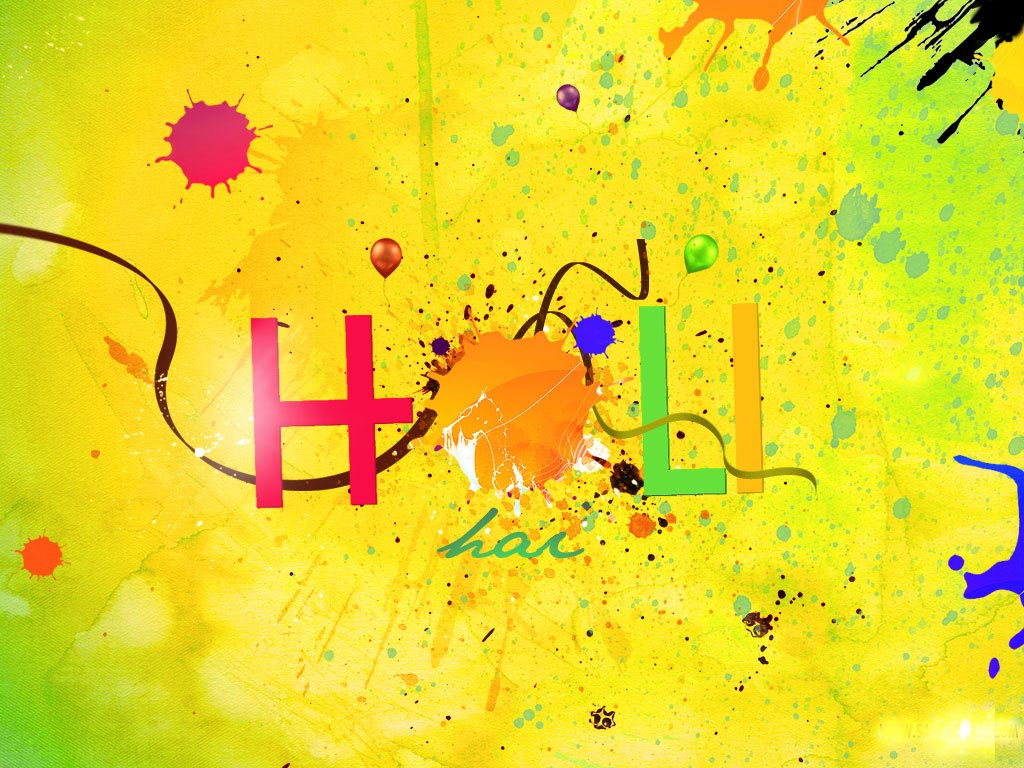 Happy Holi Wallpaper - Holi Chya Hardik Shubhechha , HD Wallpaper & Backgrounds