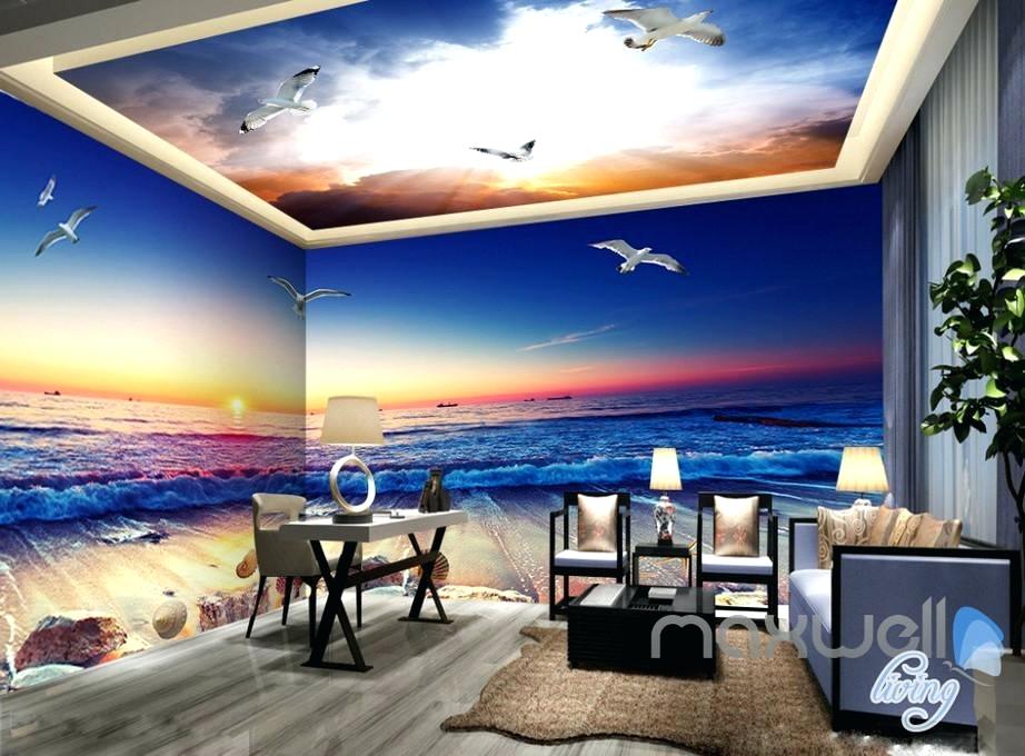 3d Wallpaper For Bedroom Tap To Expand 3d Room Wallpaper - Beach Wallpaper For Bedroom Wall , HD Wallpaper & Backgrounds