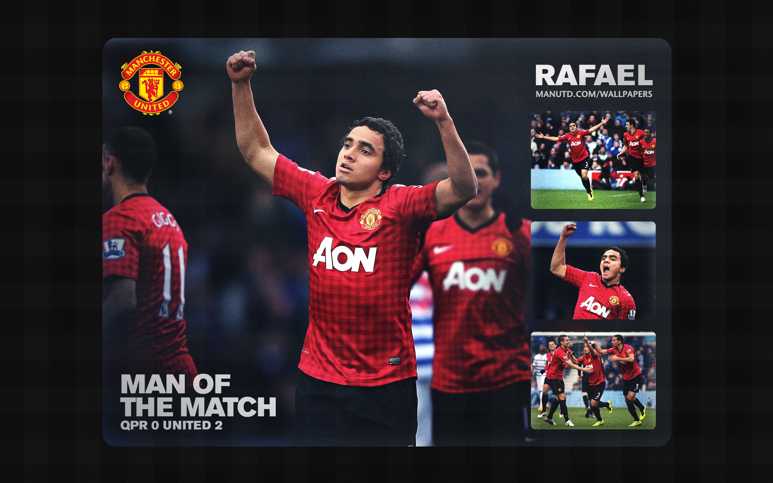 Motm Qpr A Rafael - Manchester United , HD Wallpaper & Backgrounds