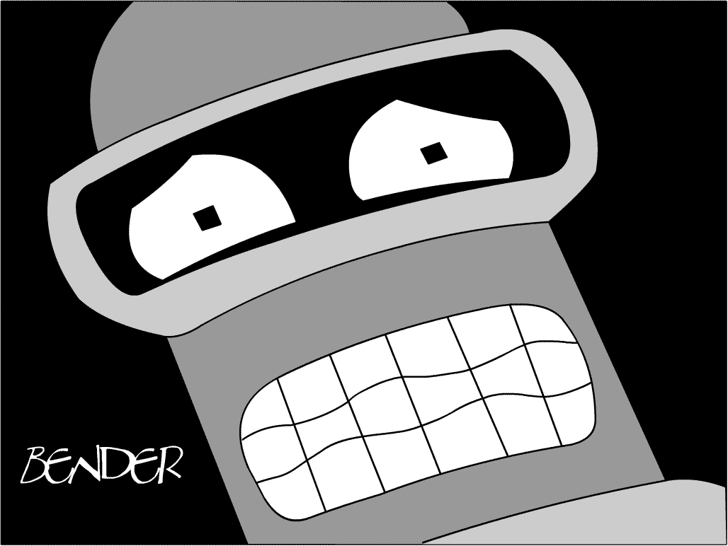 Bender Wallpaper - Cartoon , HD Wallpaper & Backgrounds