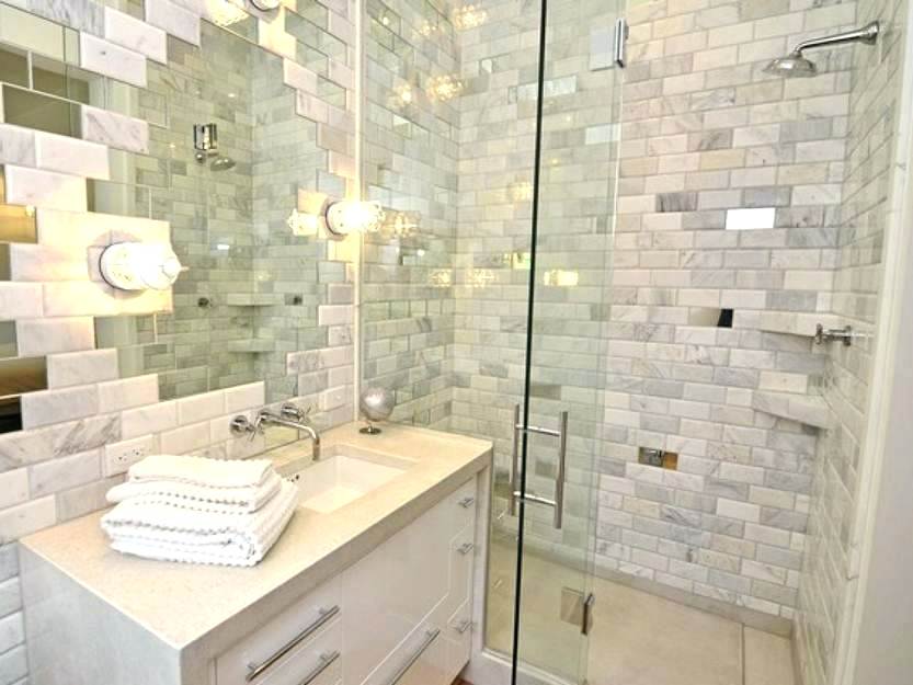 Stone Subway Tile Shower , HD Wallpaper & Backgrounds