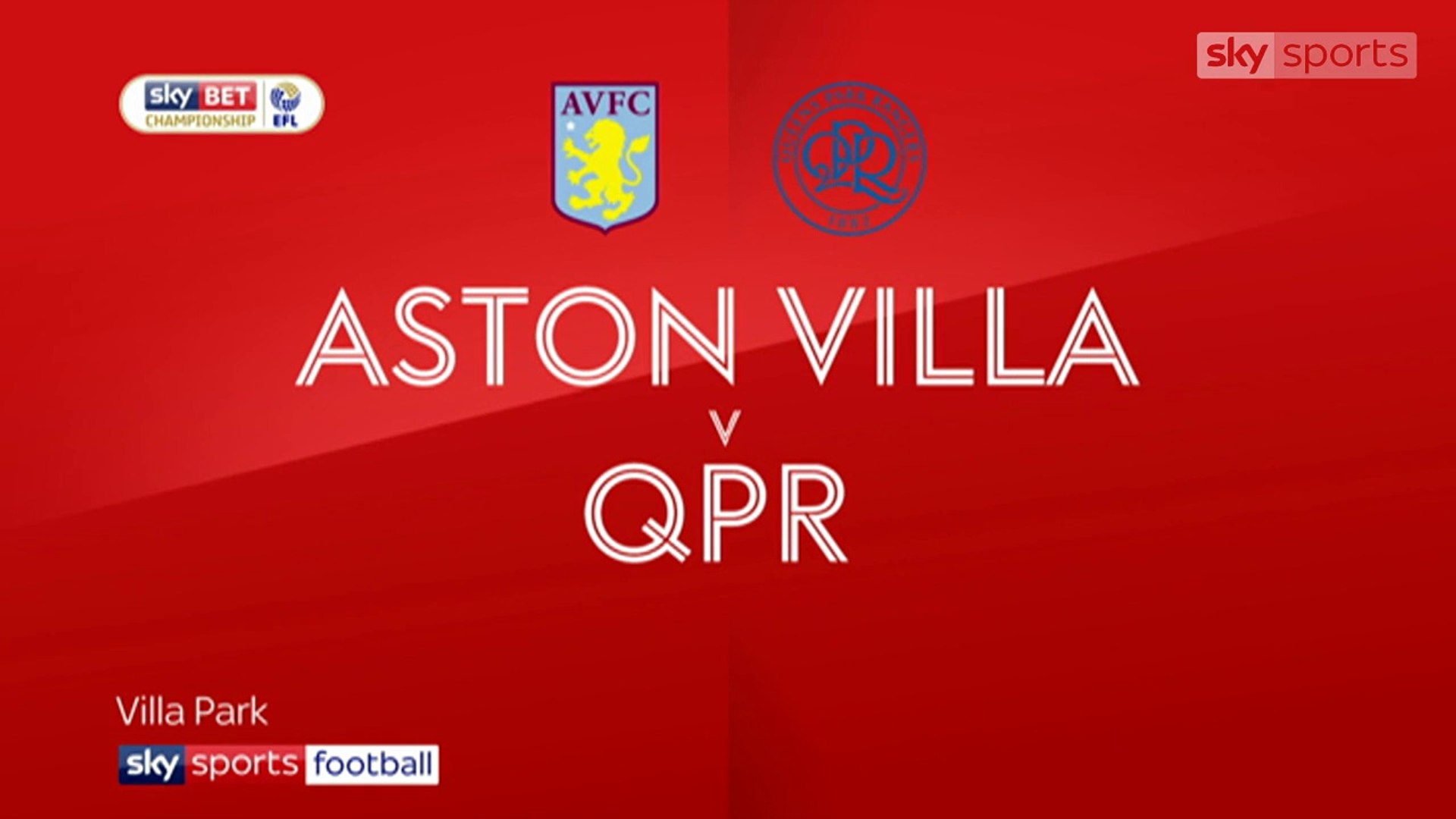 Aston Villa Vs Queens Park Rangers - Graphic Design , HD Wallpaper & Backgrounds