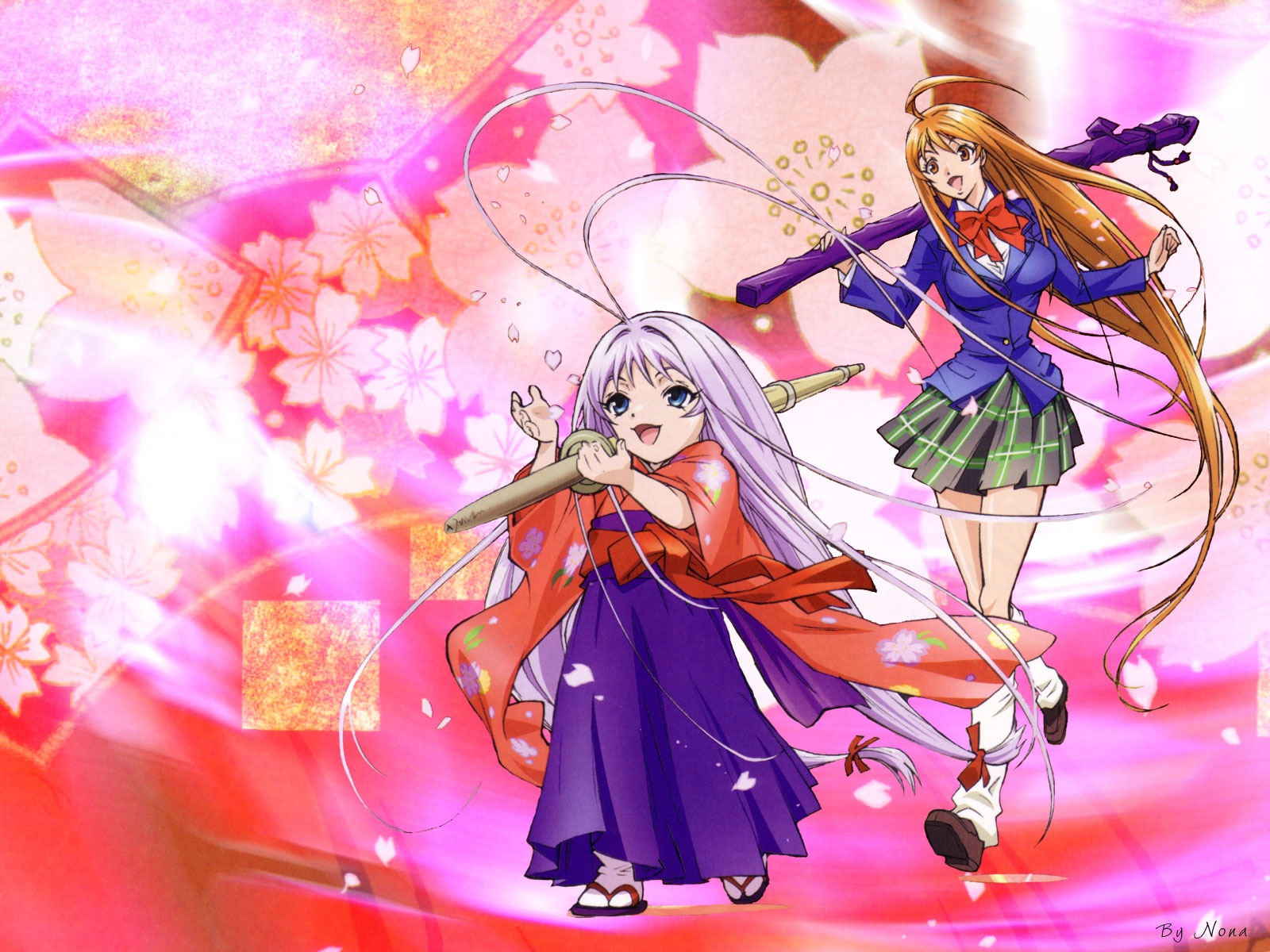 Oh Great, Tenjou Tenge, Aya Natsume, Maya Natsume Wallpaper - Manga , HD Wallpaper & Backgrounds