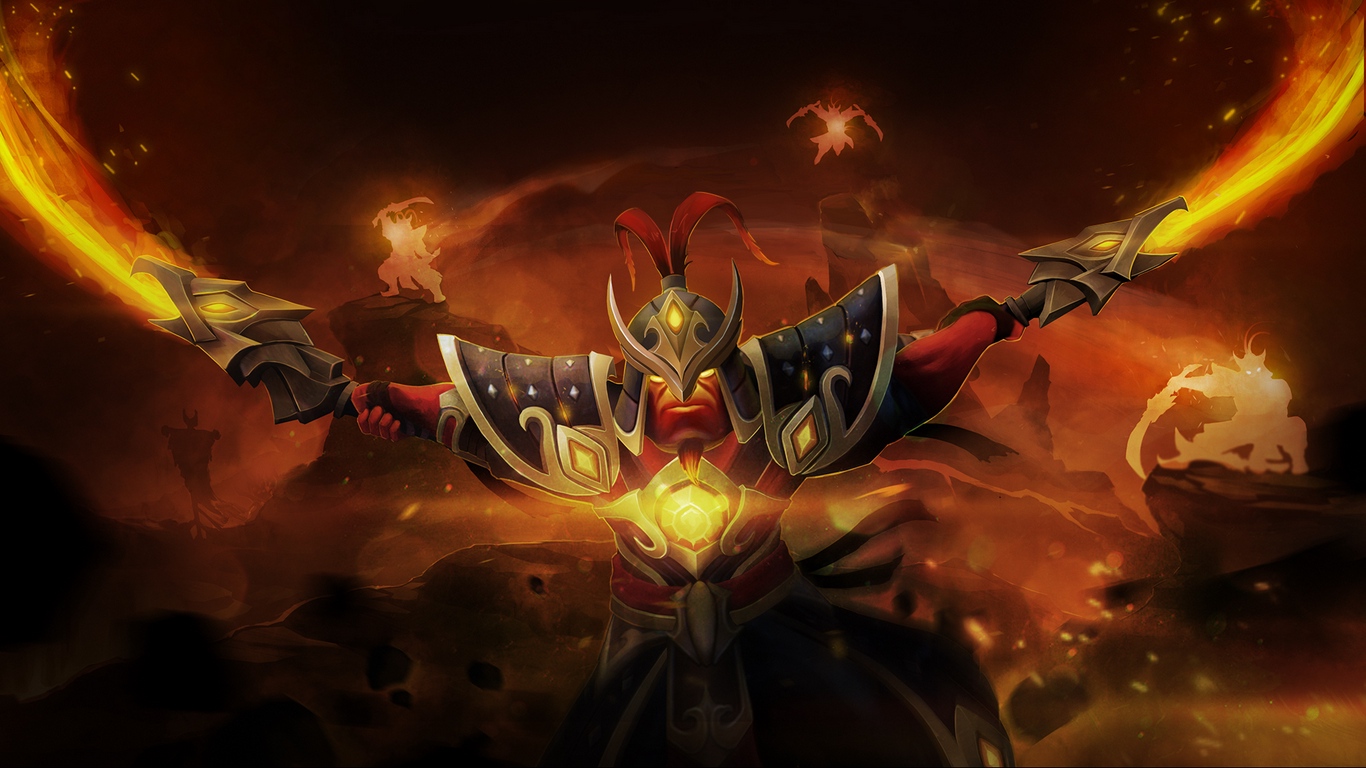 Wallpaper Dota 2, Xin, Ember Spirit, Fire - Dota 2 Ember Spirit Wallpaper 1920x1080 Hd , HD Wallpaper & Backgrounds