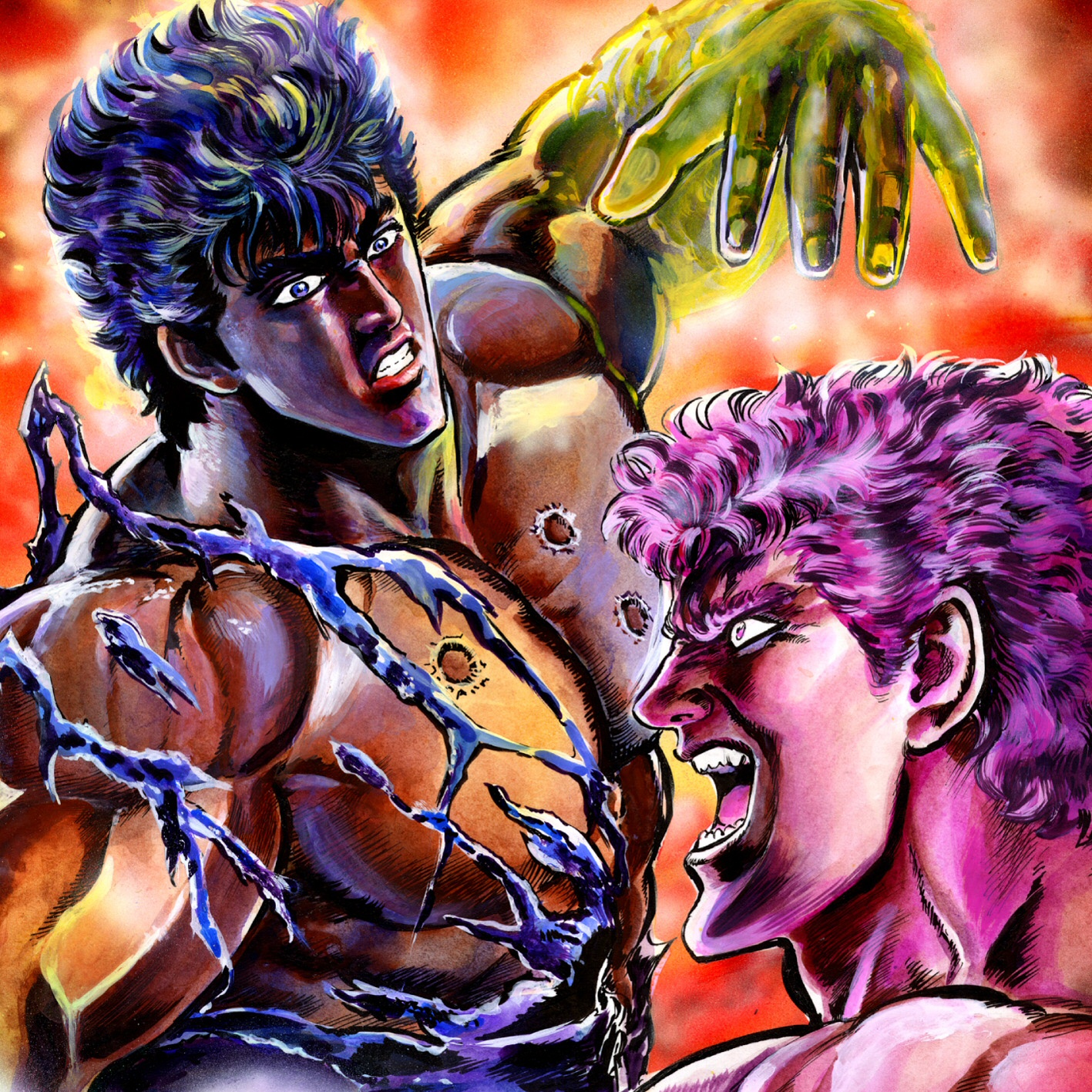 Img1art02 Hokuto No Ken 2 Dvd (1081230) HD Wallpaper & Backgrounds Download