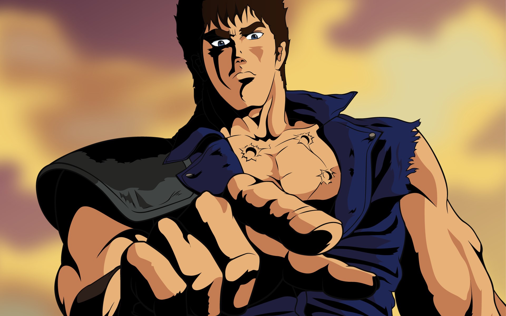 Widescreen Fist Of The North Star - O Mae Wa Mou Shindeiru Nani , HD Wallpaper & Backgrounds