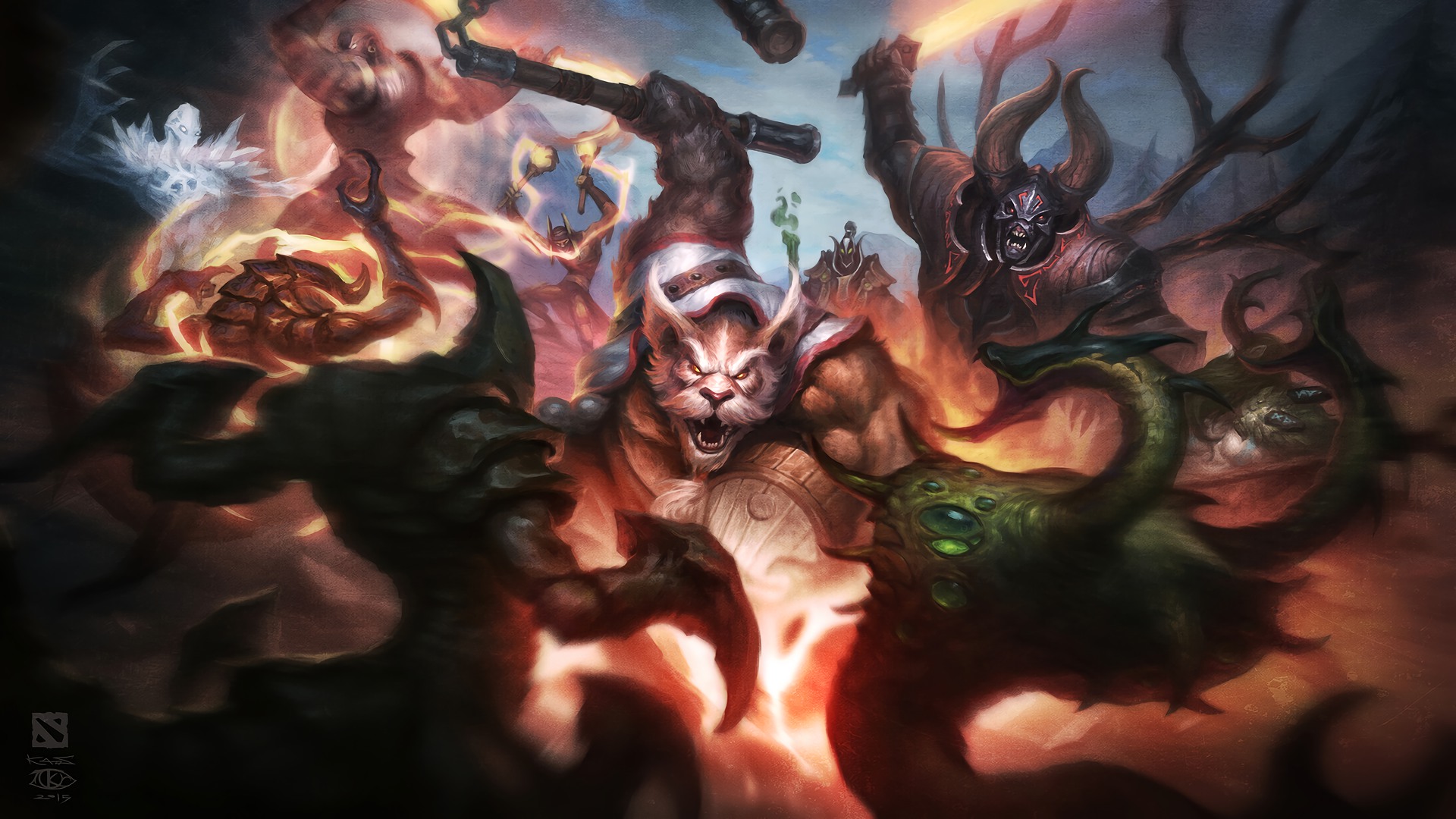 Brewmaster Dota 2 Art , HD Wallpaper & Backgrounds