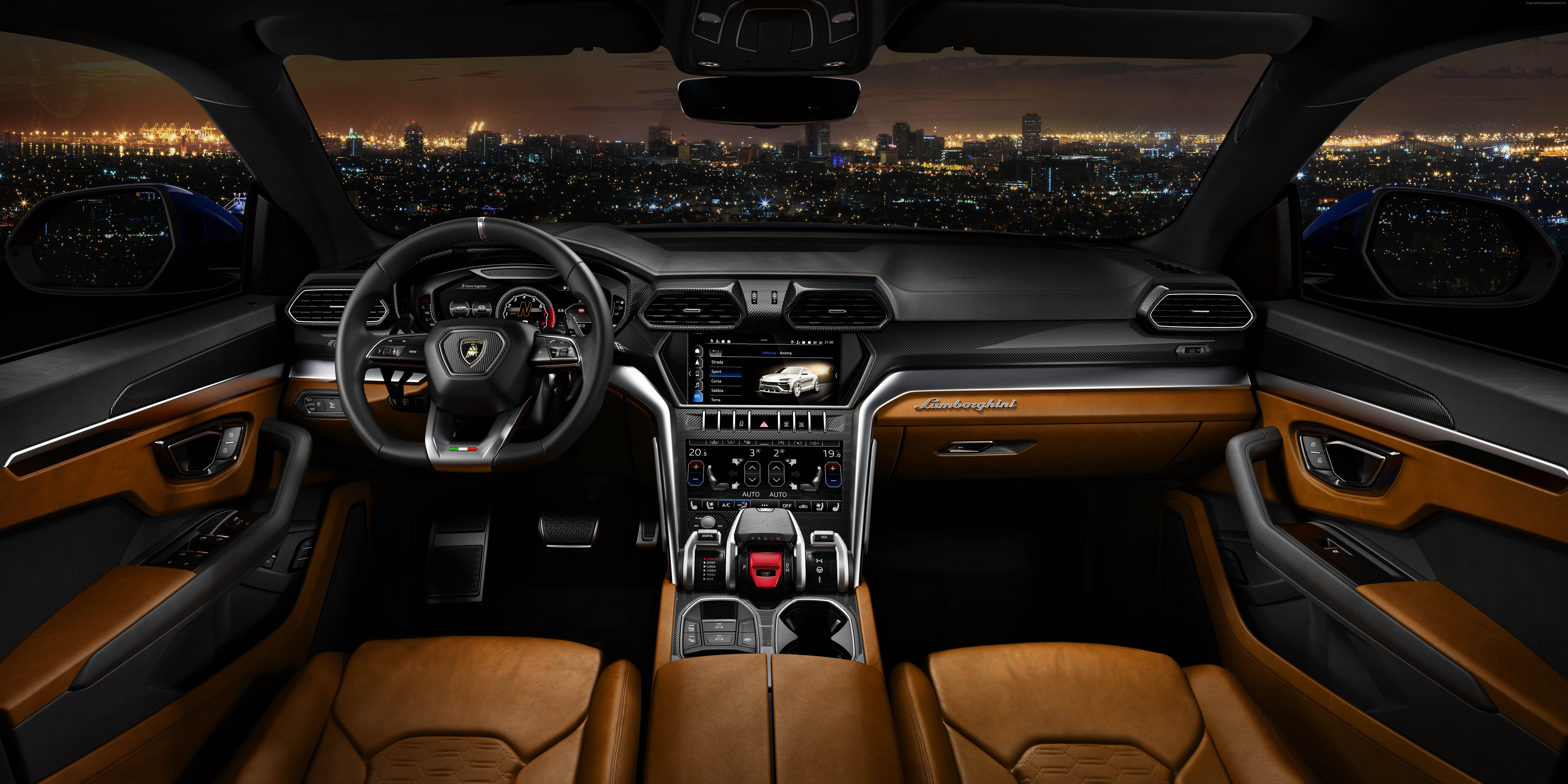 Brown And Black Car Dashboard Hd Wallpaper - Lamborghini Urus 0 100 , HD Wallpaper & Backgrounds