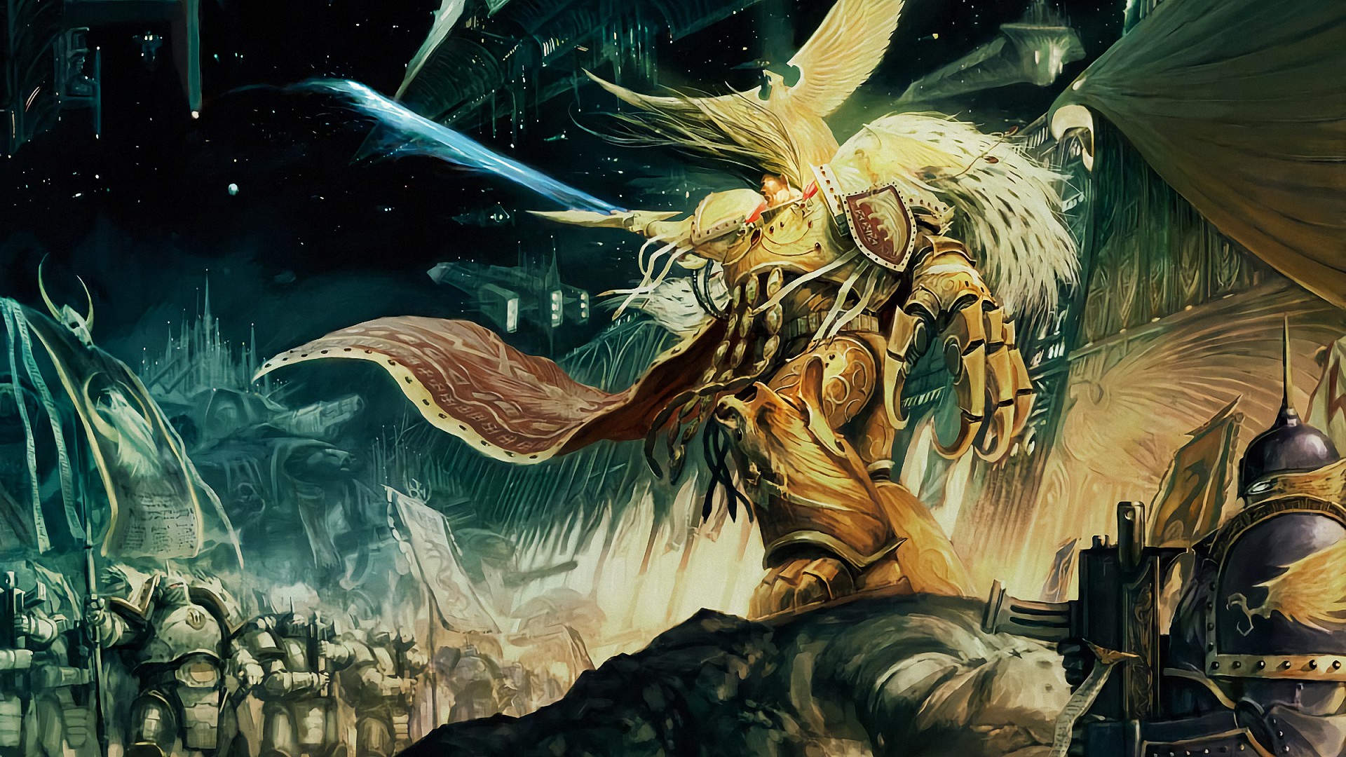 Emperor Of Mankind - Kevin Chin Games Workshop , HD Wallpaper & Backgrounds