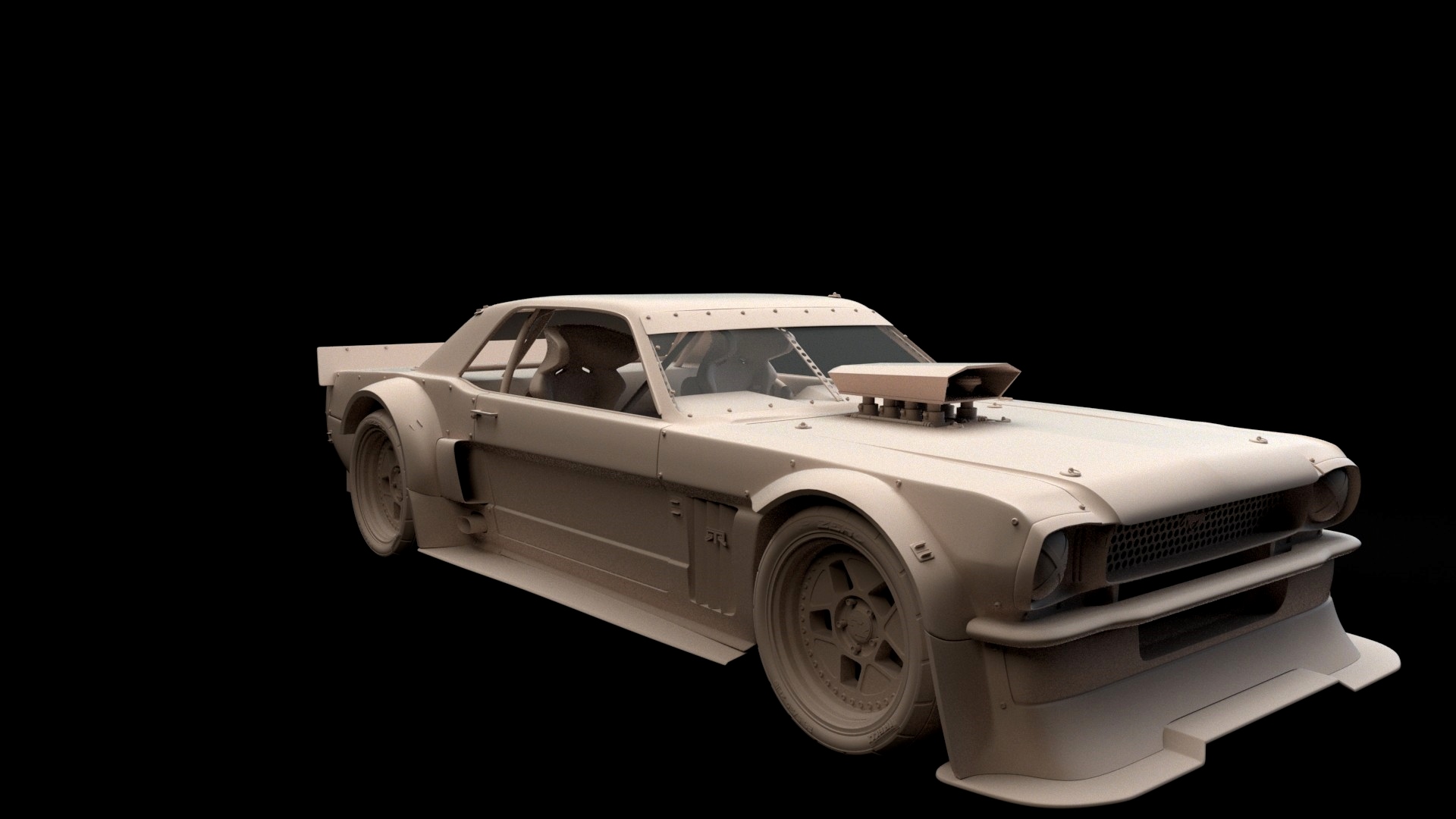 Artstation Mustang Hoonicorn Rtr Javier Mombiela Ford - Supercar , HD Wallpaper & Backgrounds