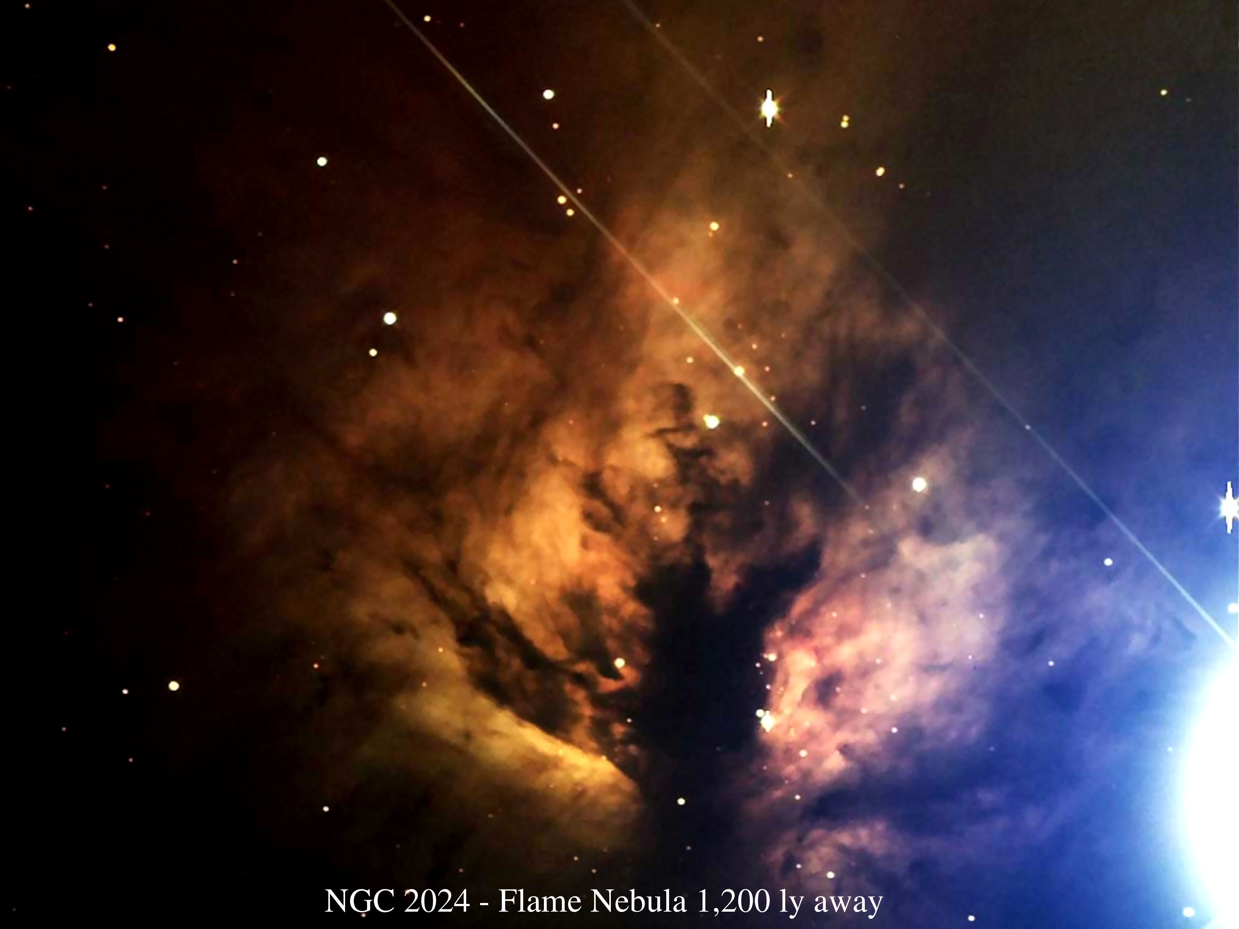 Cat's Eye Nebula Wallpaper - Flame Nebula , HD Wallpaper & Backgrounds