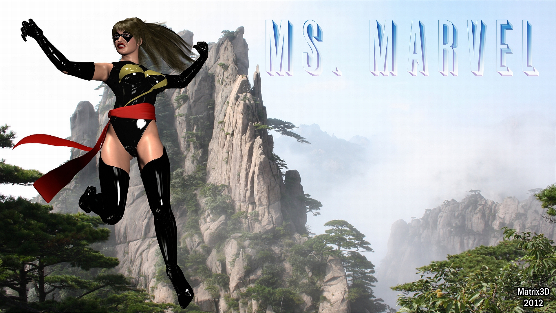 Ms Marvel Hd Wallpaper - Huang Shan , HD Wallpaper & Backgrounds